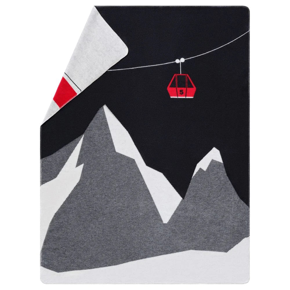 Mountain/Gondola Throw by David Fussenegger