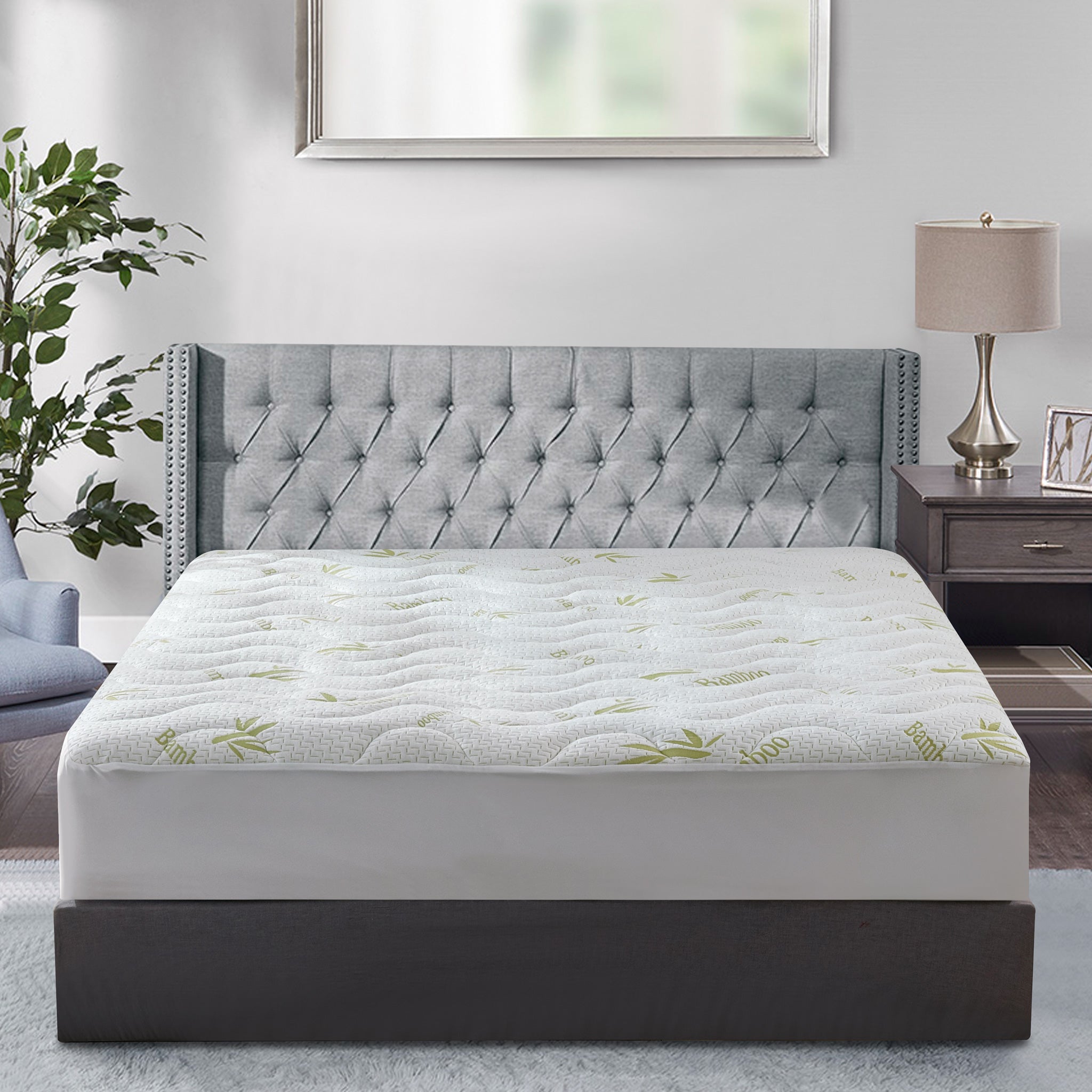 Bamboo/Polyester Mattress Pad
