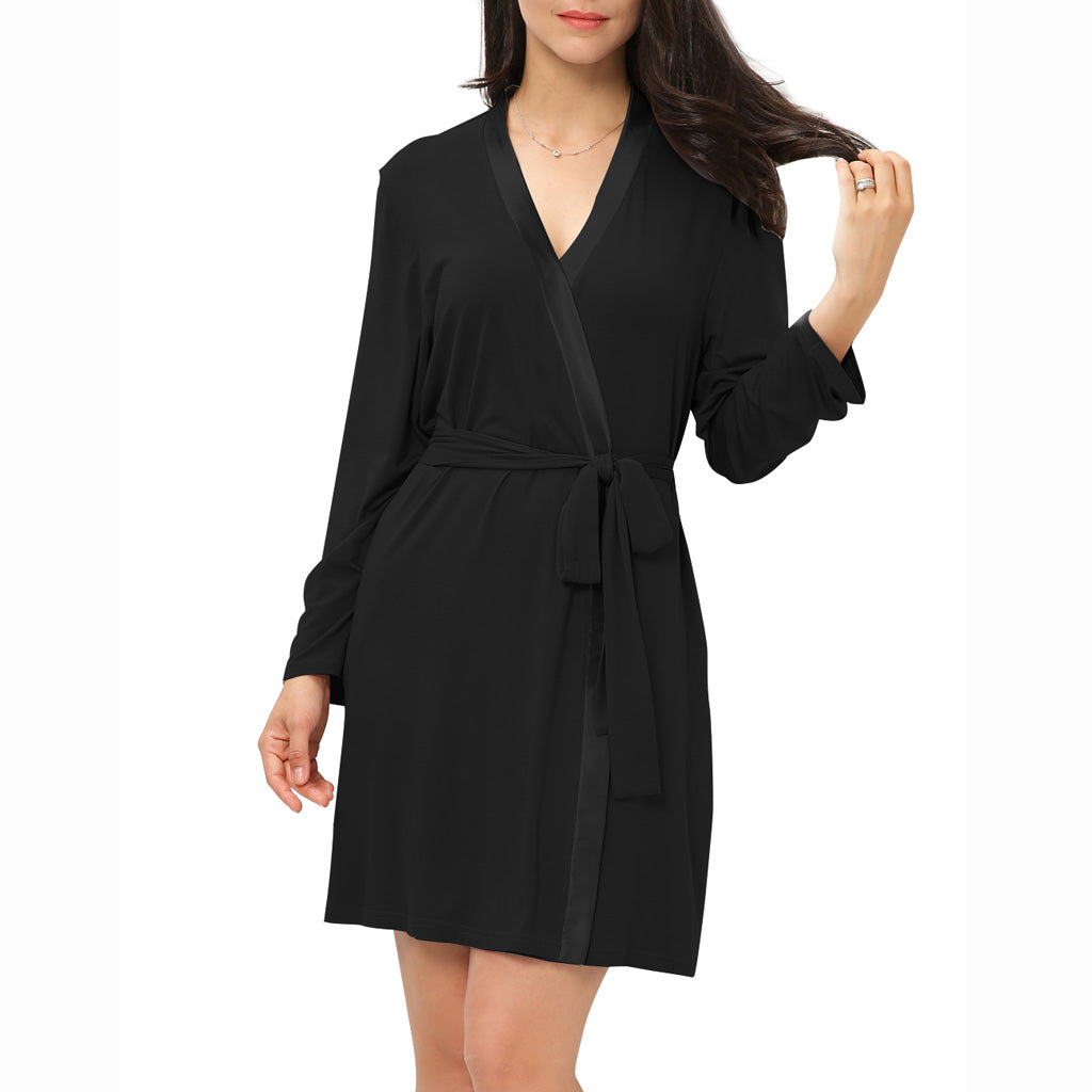 Black Bamboo Robe
