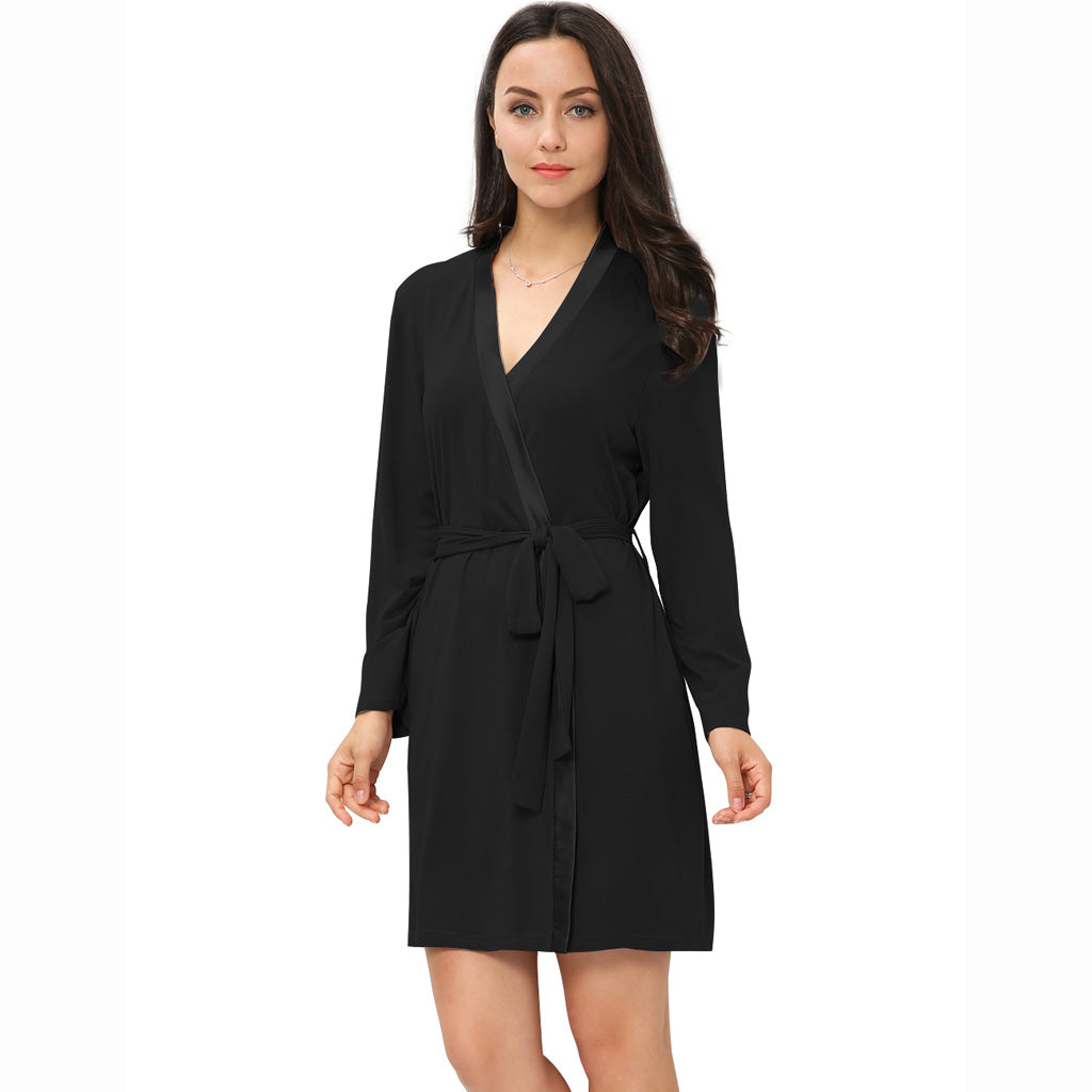 Black Bamboo Robe