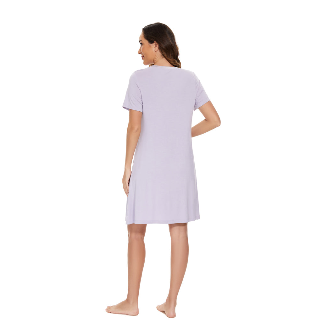 Twilight Bamboo Short Sleeve Nightdress