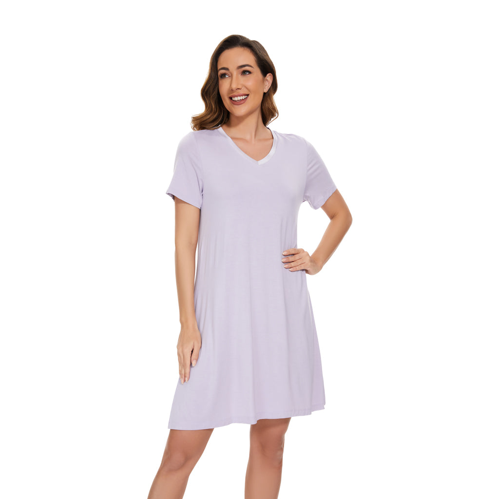 Twilight Bamboo Short Sleeve Nightdress