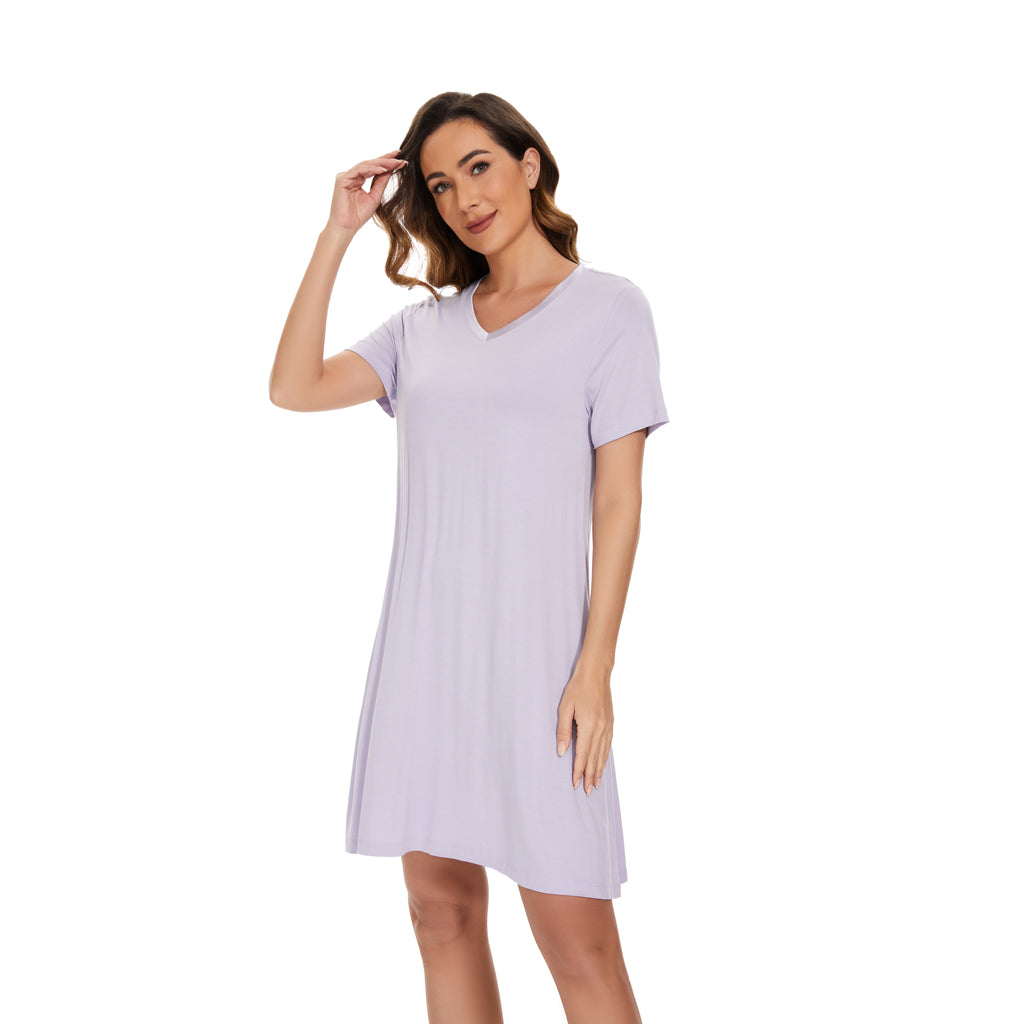 Twilight Bamboo Short Sleeve Nightdress