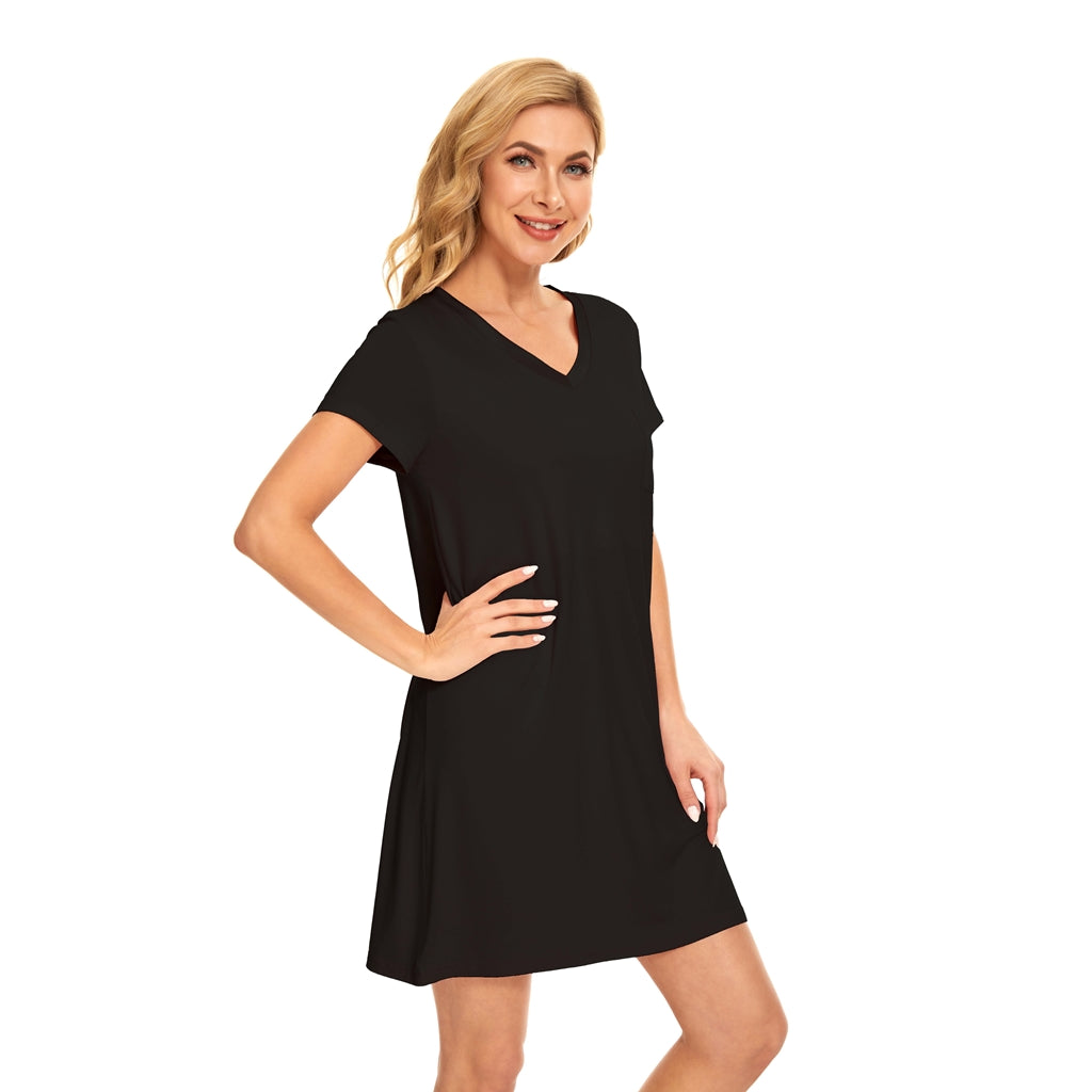 Black Bamboo Sleepshirt