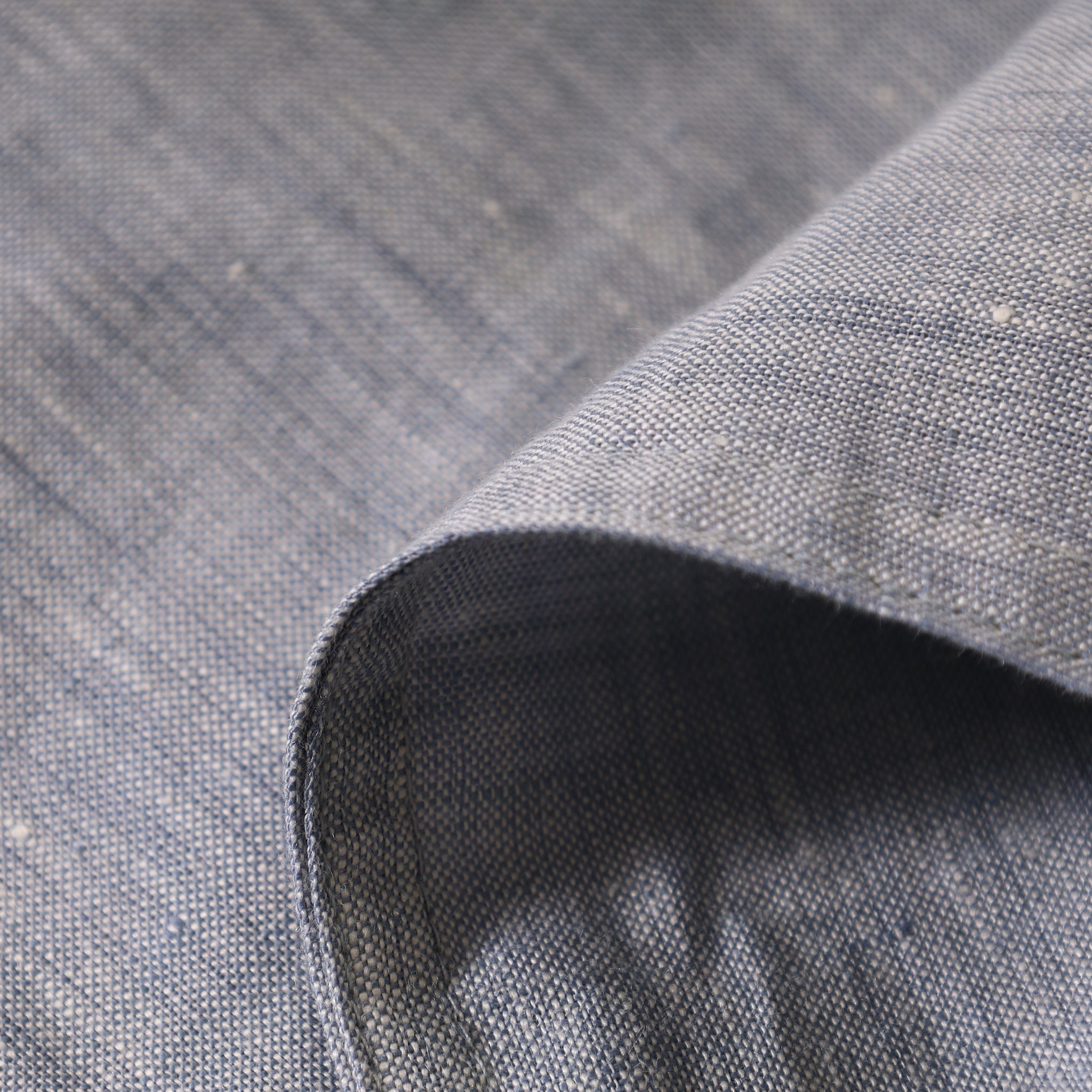 Blue Heather French Linen Duvet Cover Set