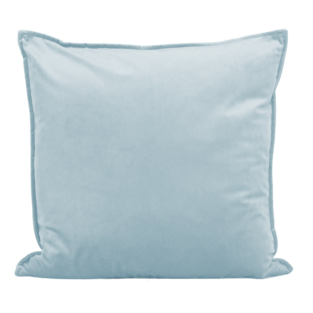 Pale Aqua Dutch Velvet Cushion
