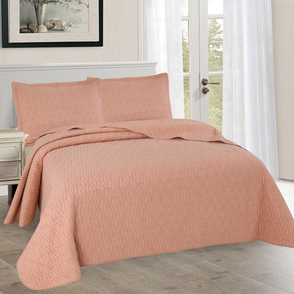 Diamond Coverlet Set