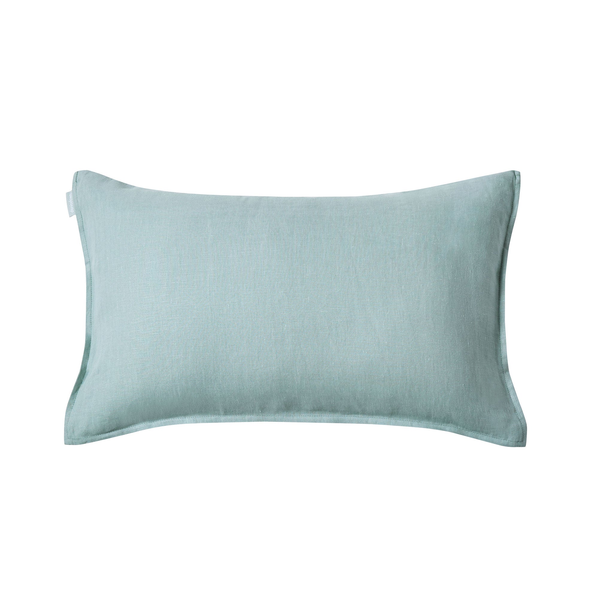 Soft Aqua French Linen Cushion