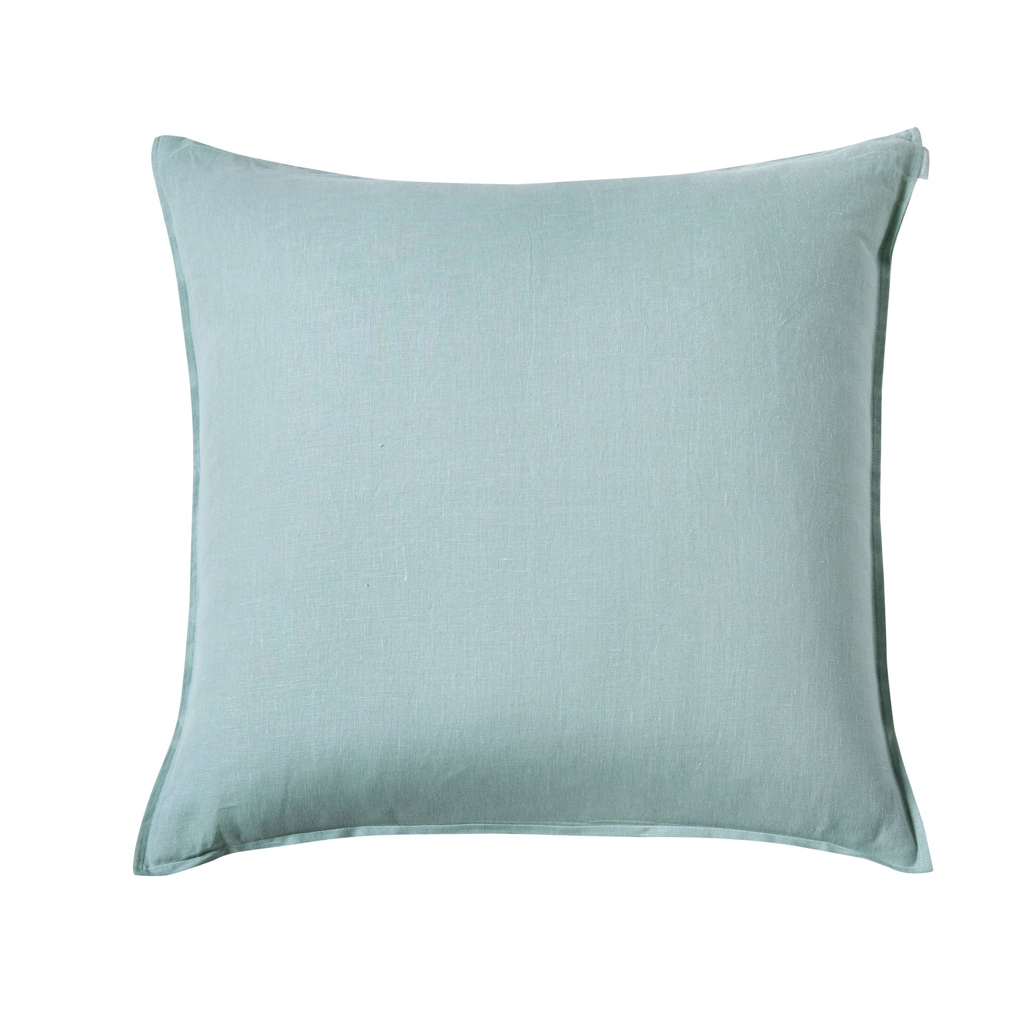 Soft Aqua French Linen Cushion