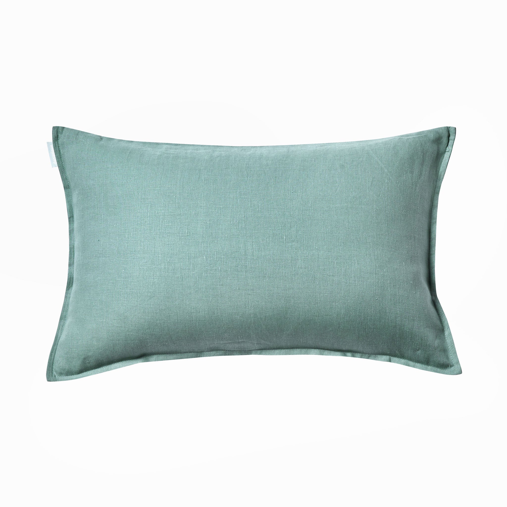 Stone Blue French Linen Cushion