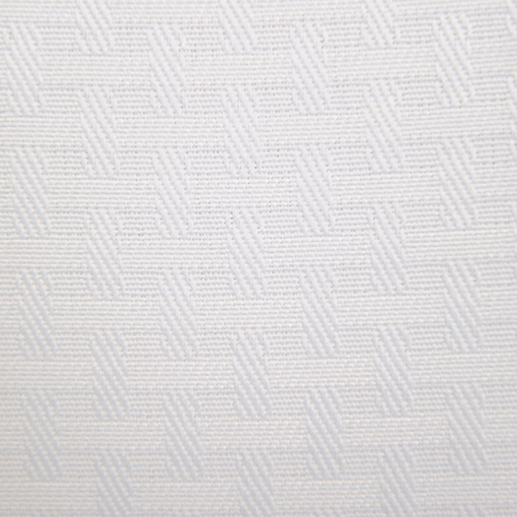 Basketweave White Shower Curtain
