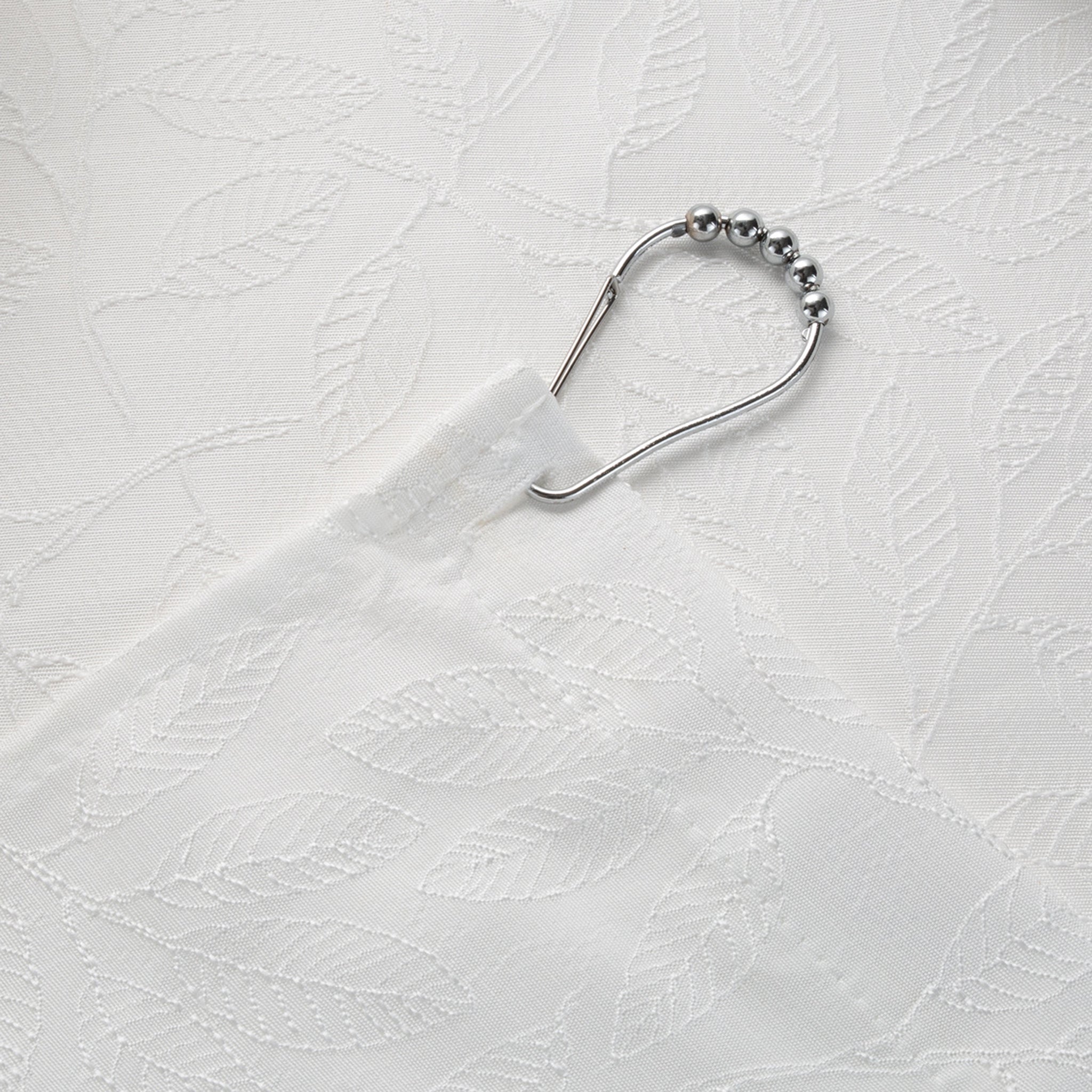 Birch Embroidered Shower Curtain