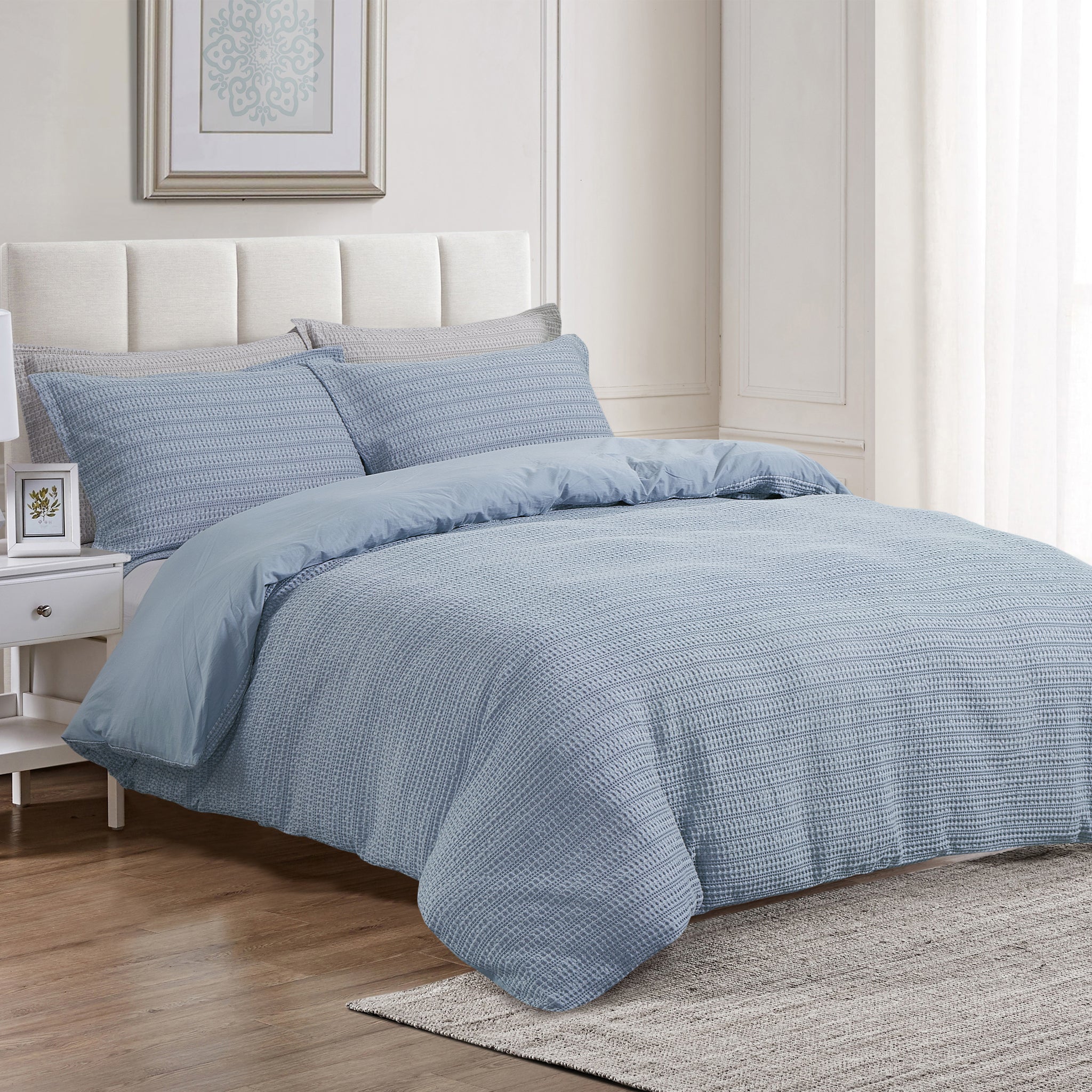 Solene Blue Duvet Cover Set