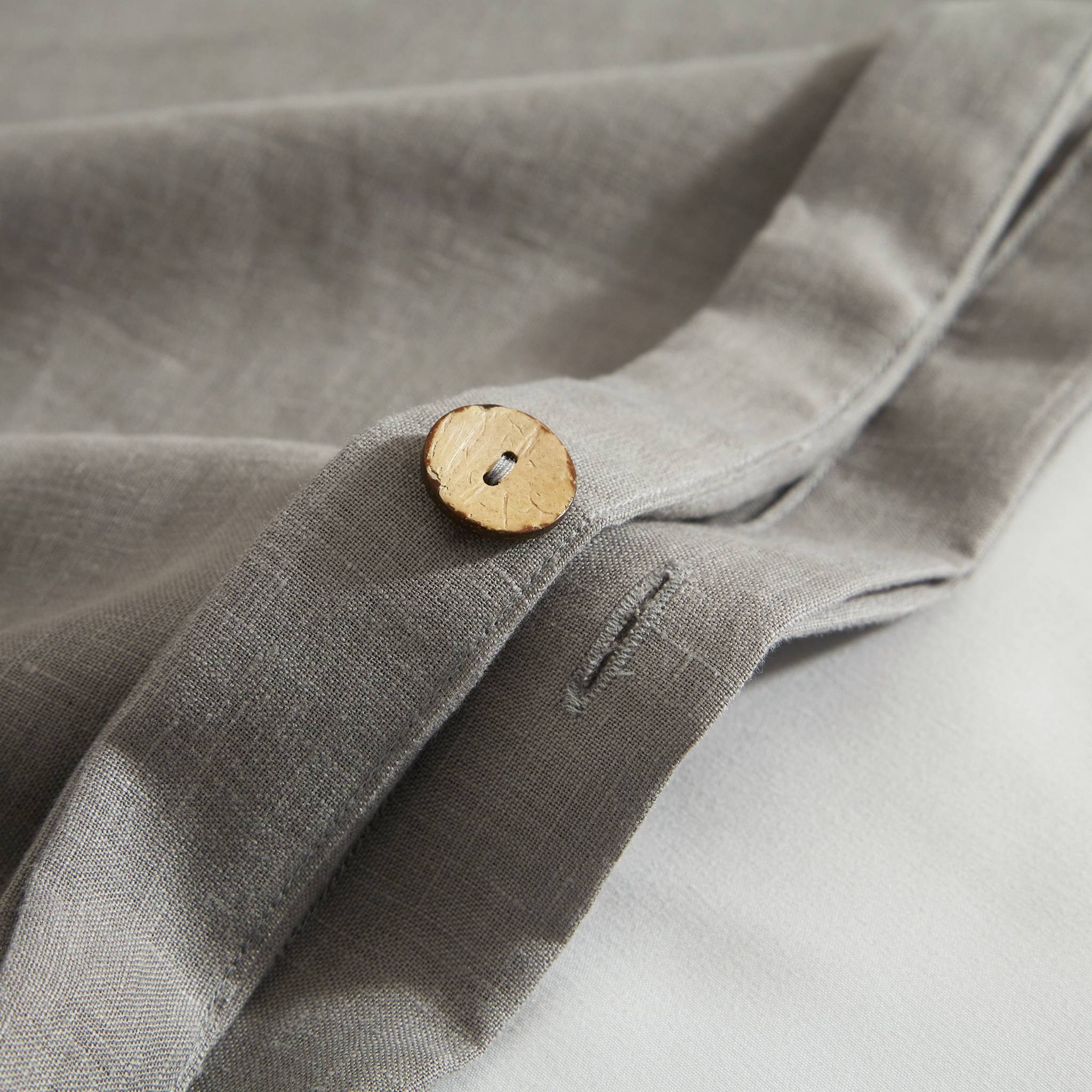 Fossil French Linen Duvet Cover Set