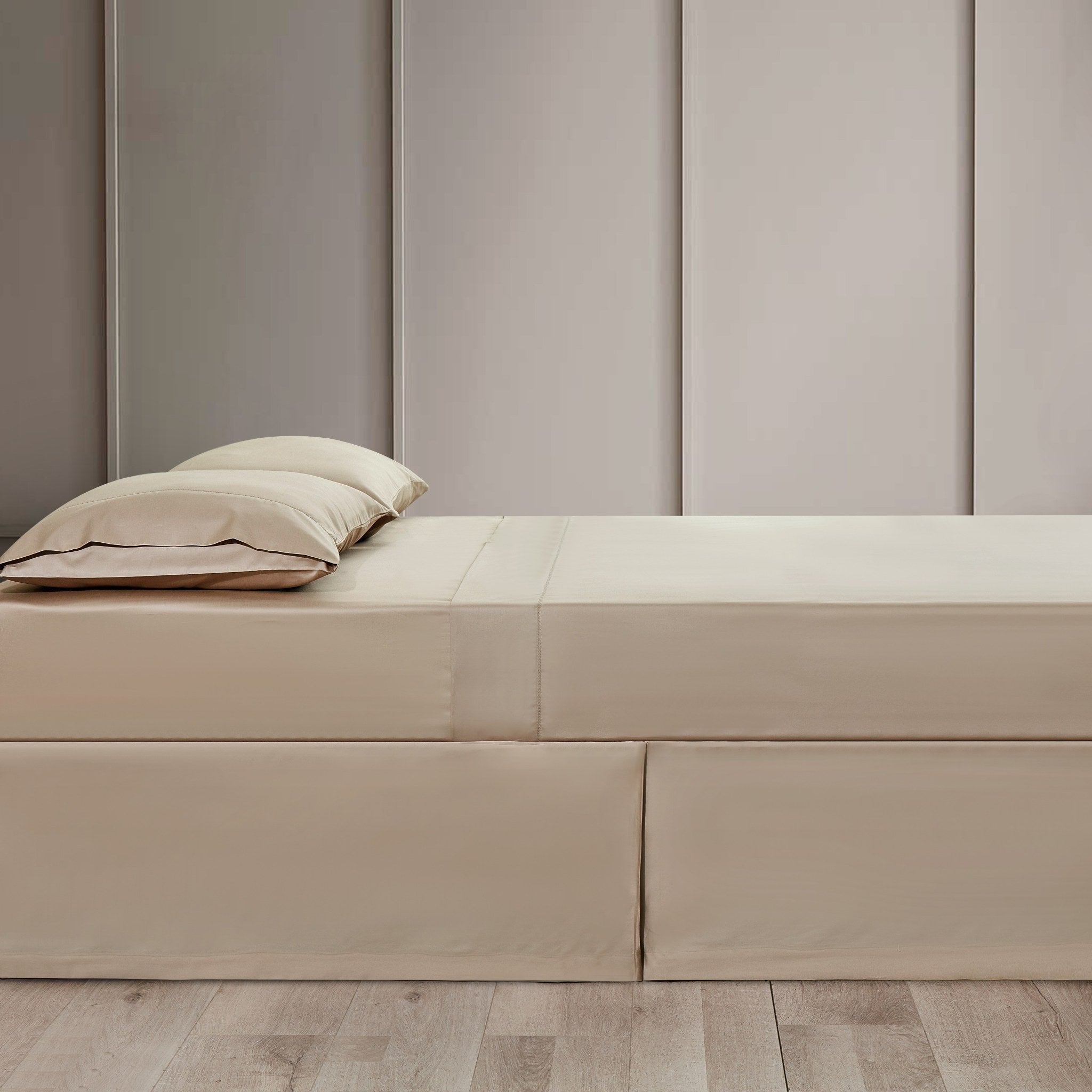 Mocha Pima Cotton Bedskirt