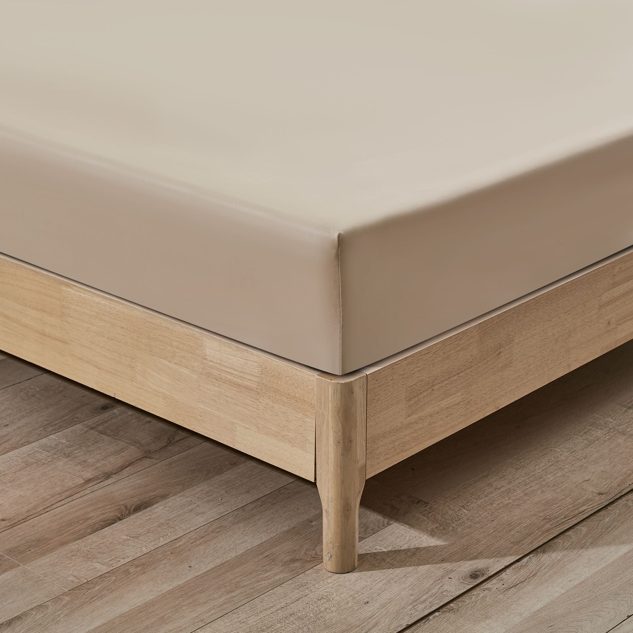 Mocha Pima Cotton Fitted Sheet