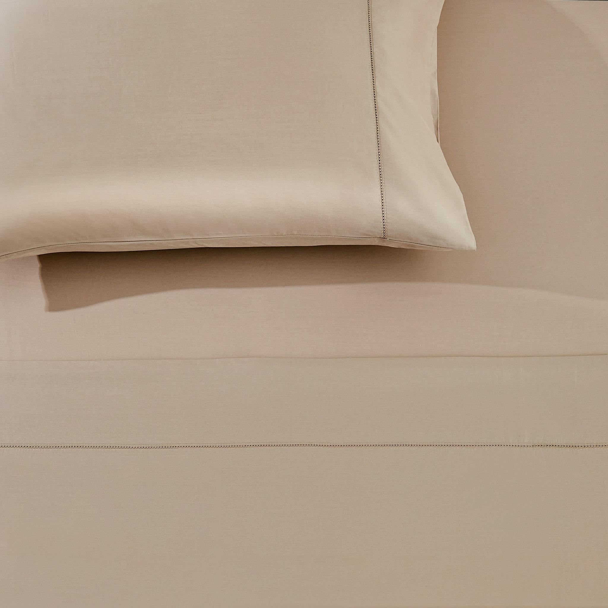 Mocha Pima Cotton Flat Sheet