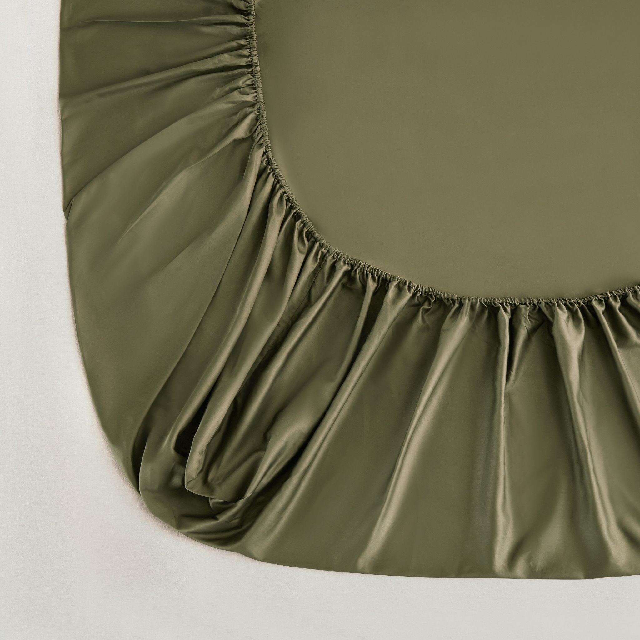 Moss Pima Cotton Fitted Sheet