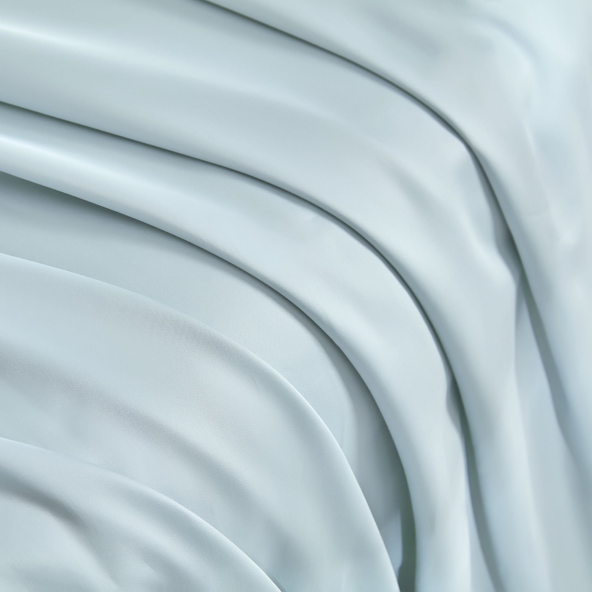 Ice Blue Pima Cotton Duvet Cover Set