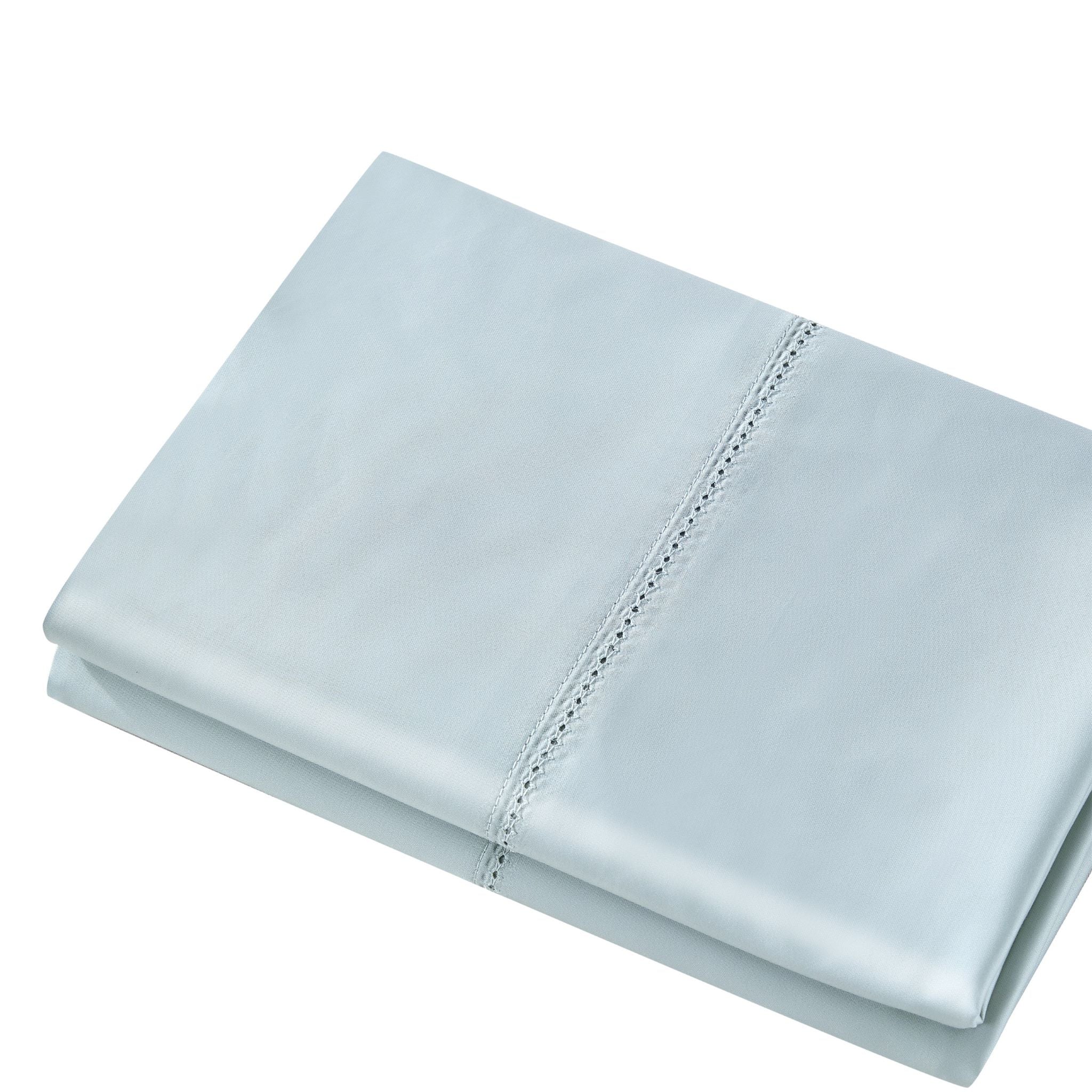 Ice Blue Pima Cotton Flat Sheet