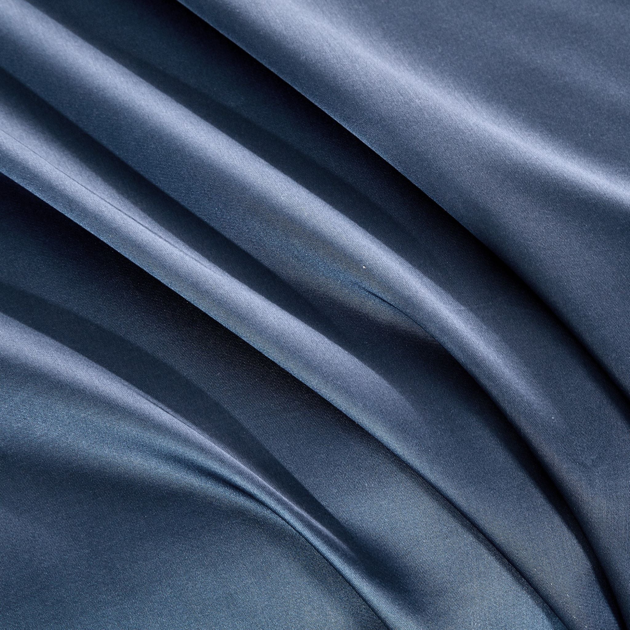 Ink Pima Cotton Fitted Sheet