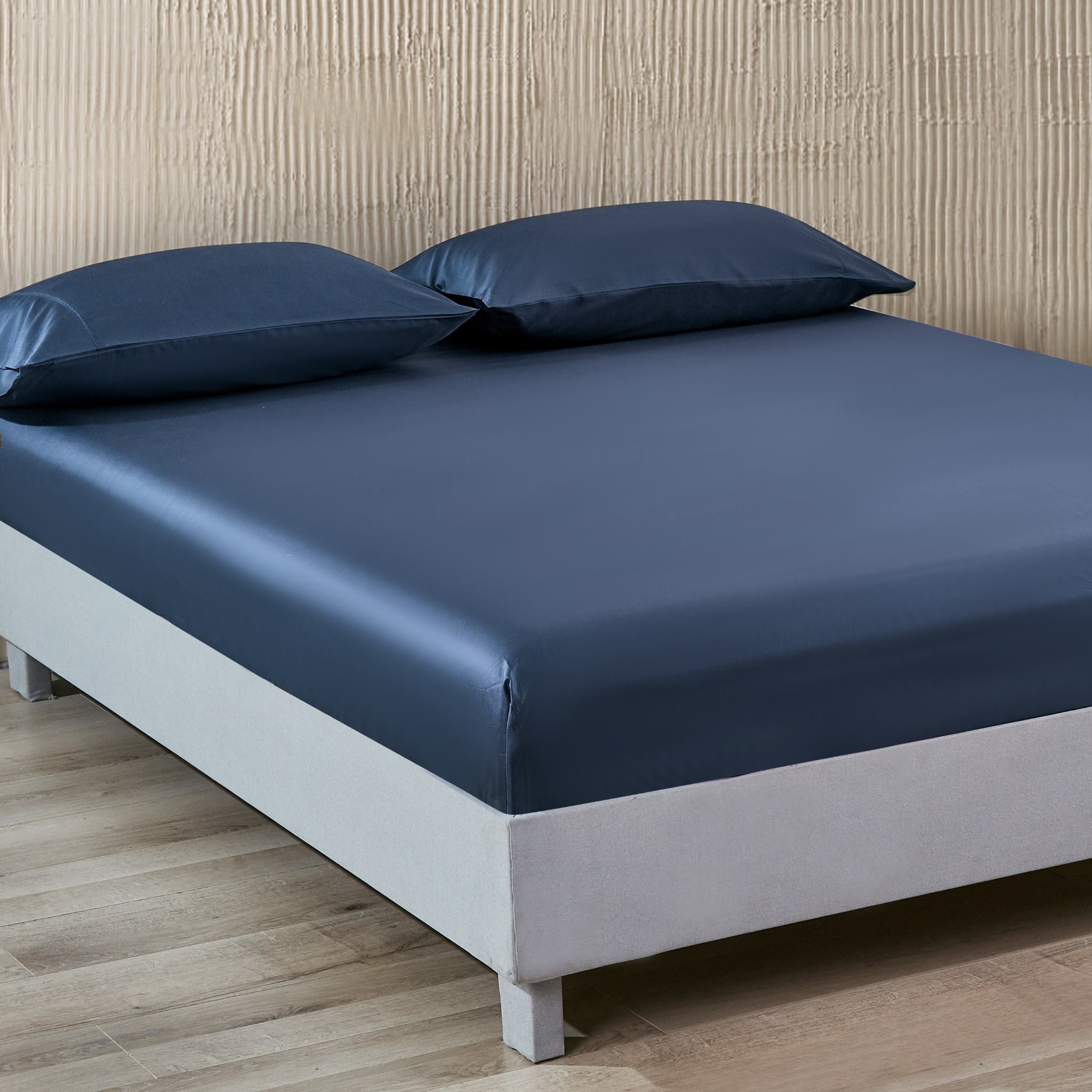 Ink Pima Cotton Fitted Sheet