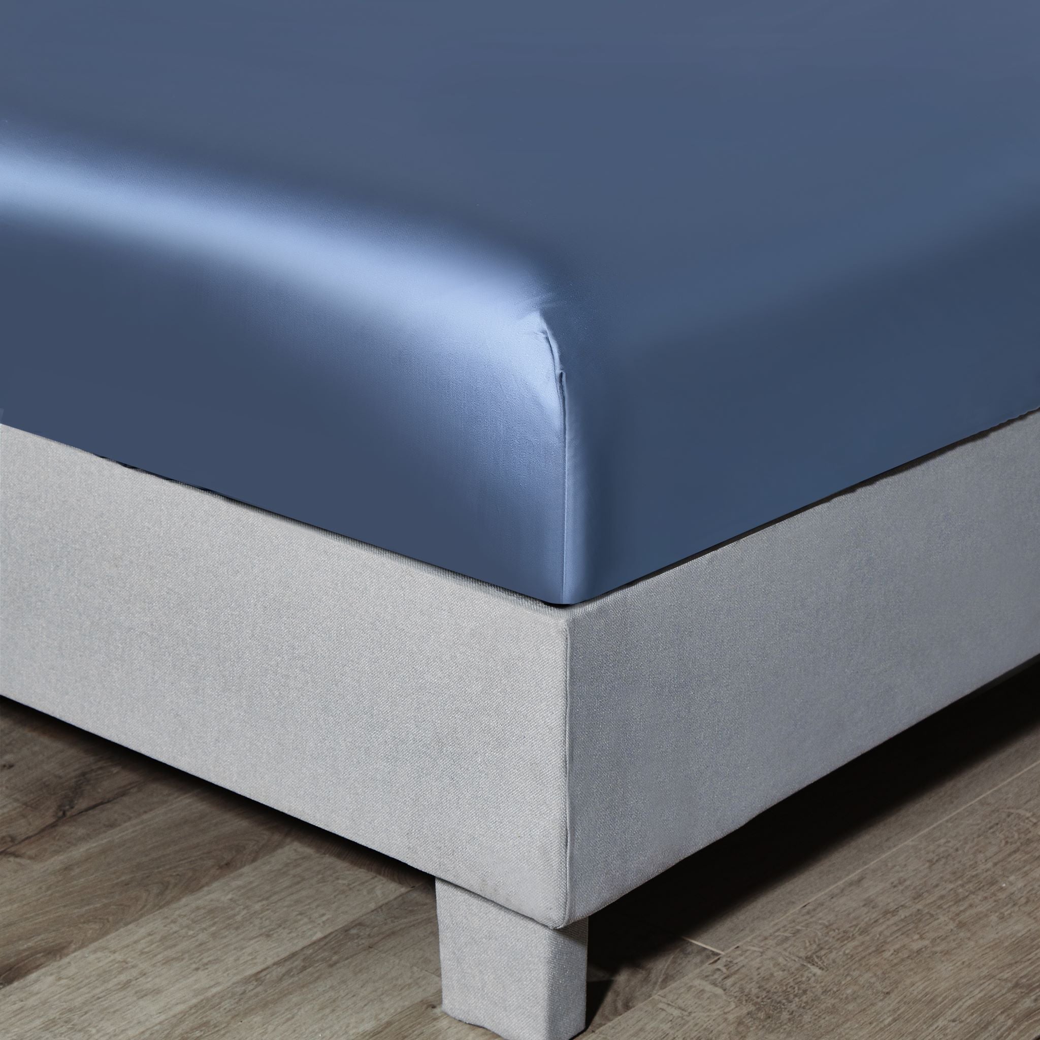 Ink Pima Cotton Fitted Sheet