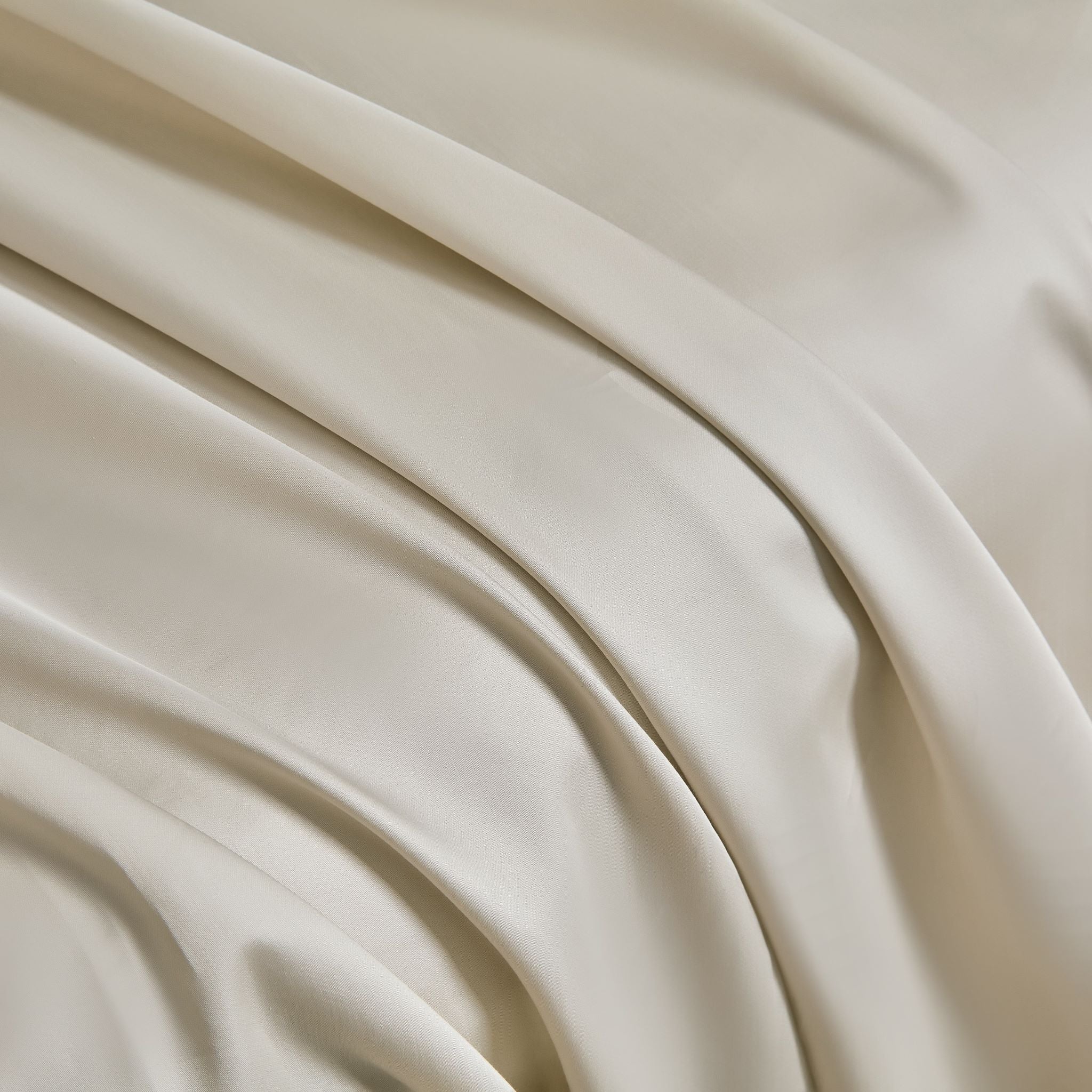 Stone Pima Cotton Fitted Sheet