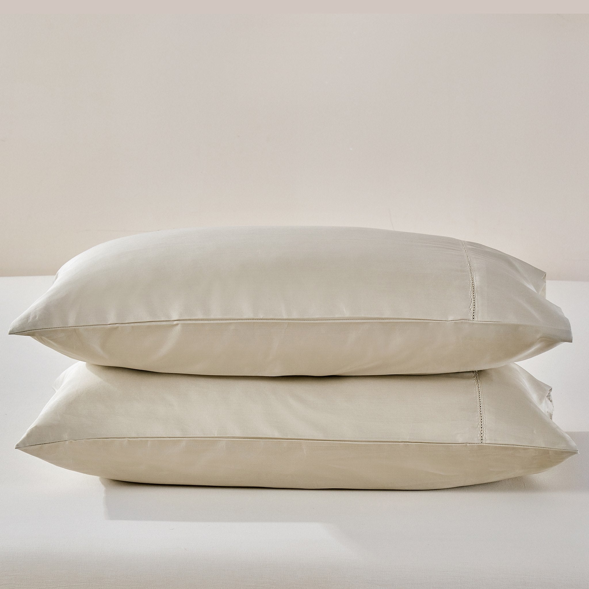 Stone Pima Cotton Pillowcases