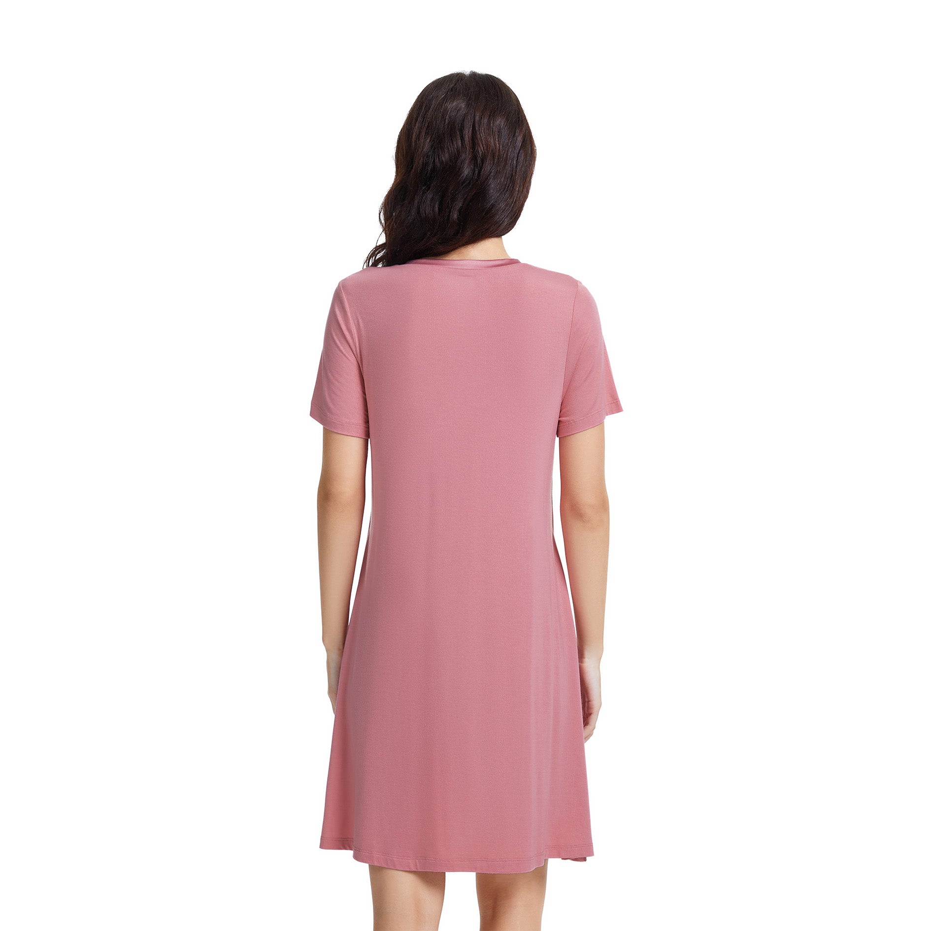 Rose Bamboo Short Sleeve Nightdress