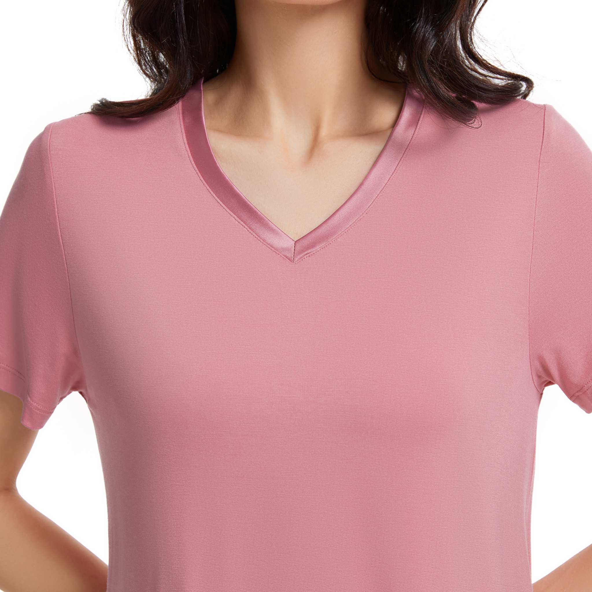 Rose Bamboo Short Sleeve Nightdress