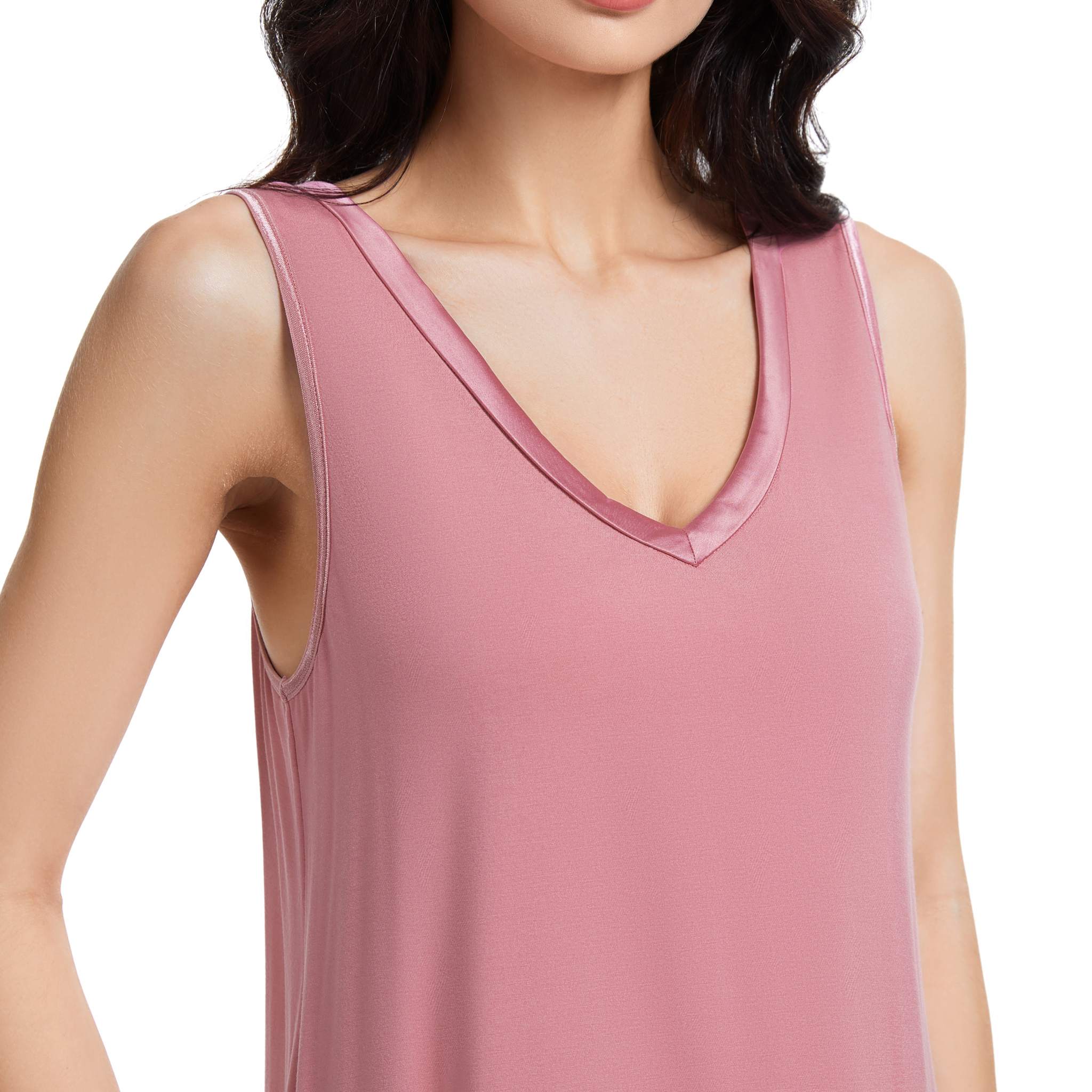Rose Bamboo Sleeveless Nightdress