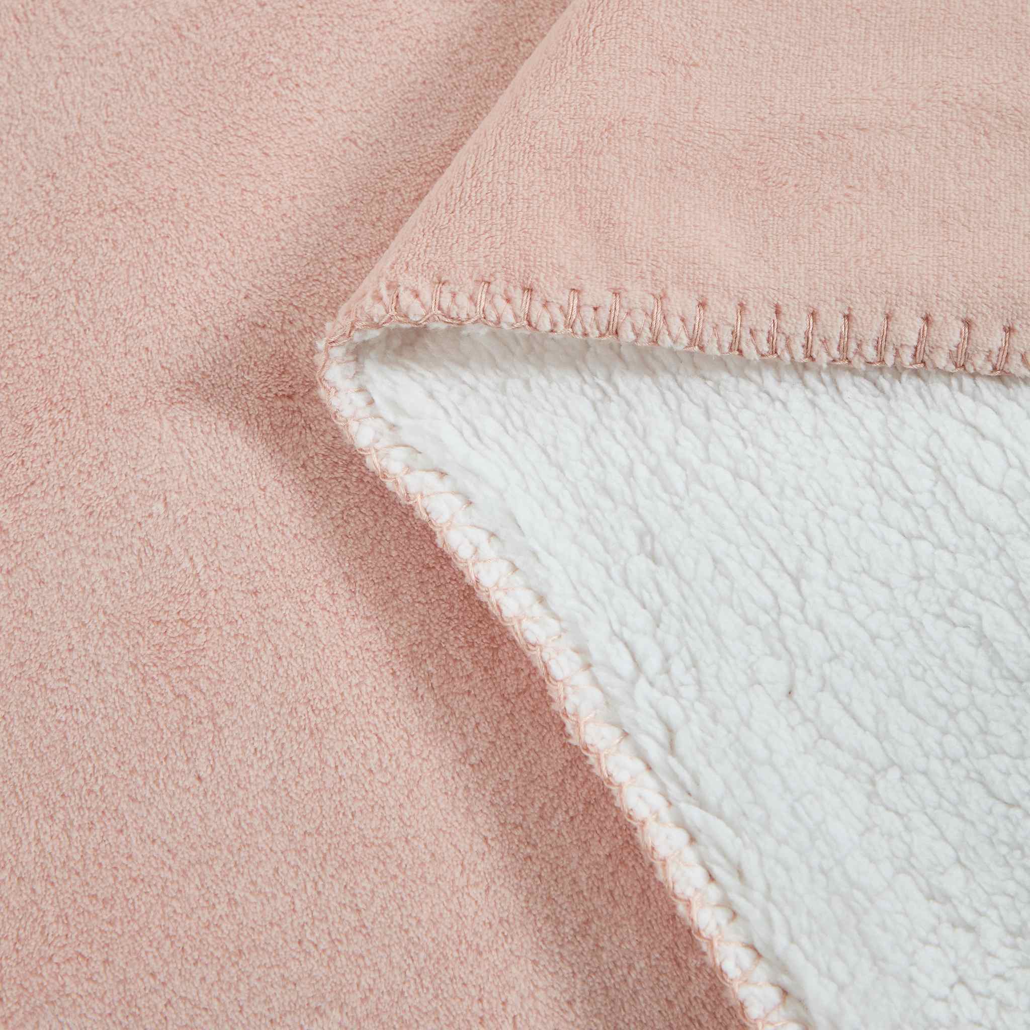 Peach Blush Sherpini Throw/Blanket