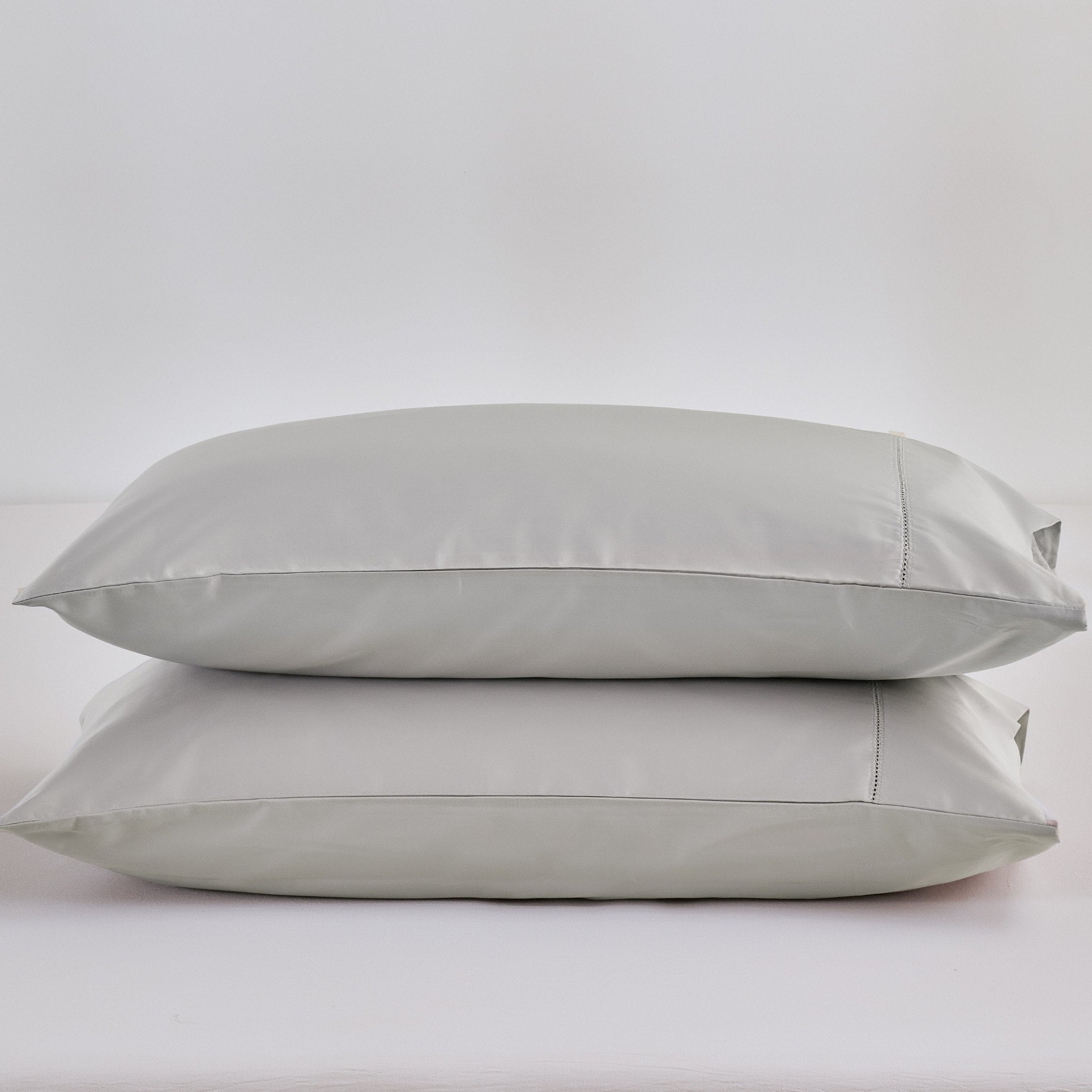 Silver Pima Cotton Pillowcases