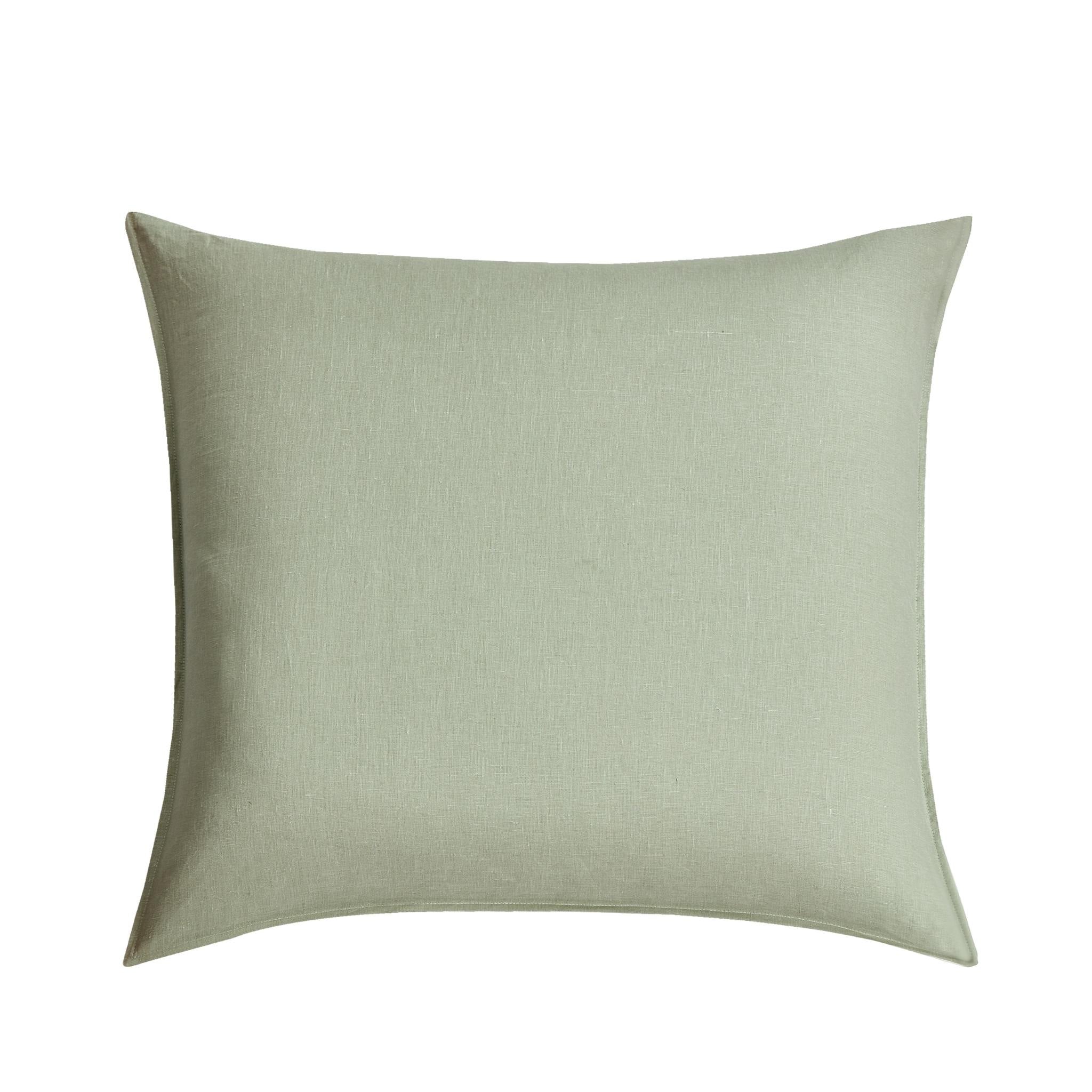 Spray Green French Linen Cushion