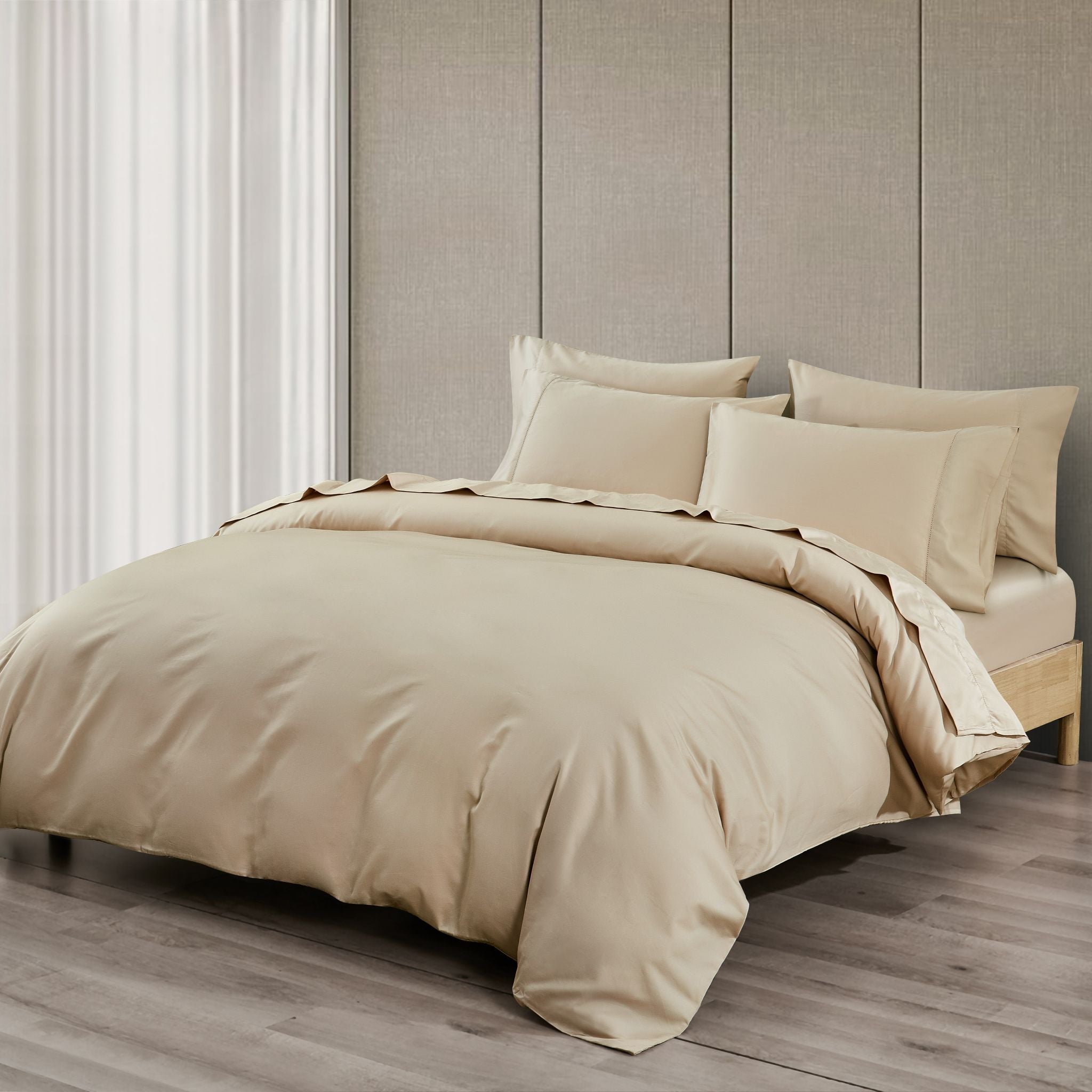 Tawny Pima Cotton Duvet Cover Set