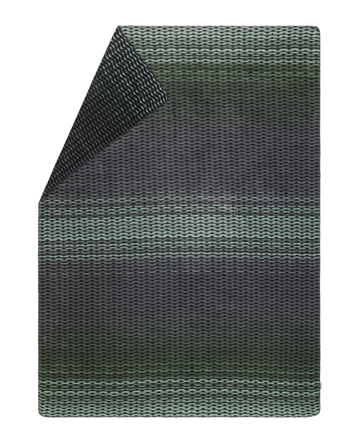 Waves Gradient Ivy Throw by David Fussenegger