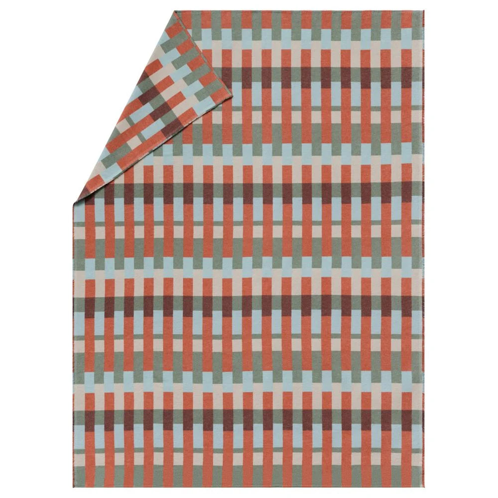Patchwork Throw Green by David Fussenegger