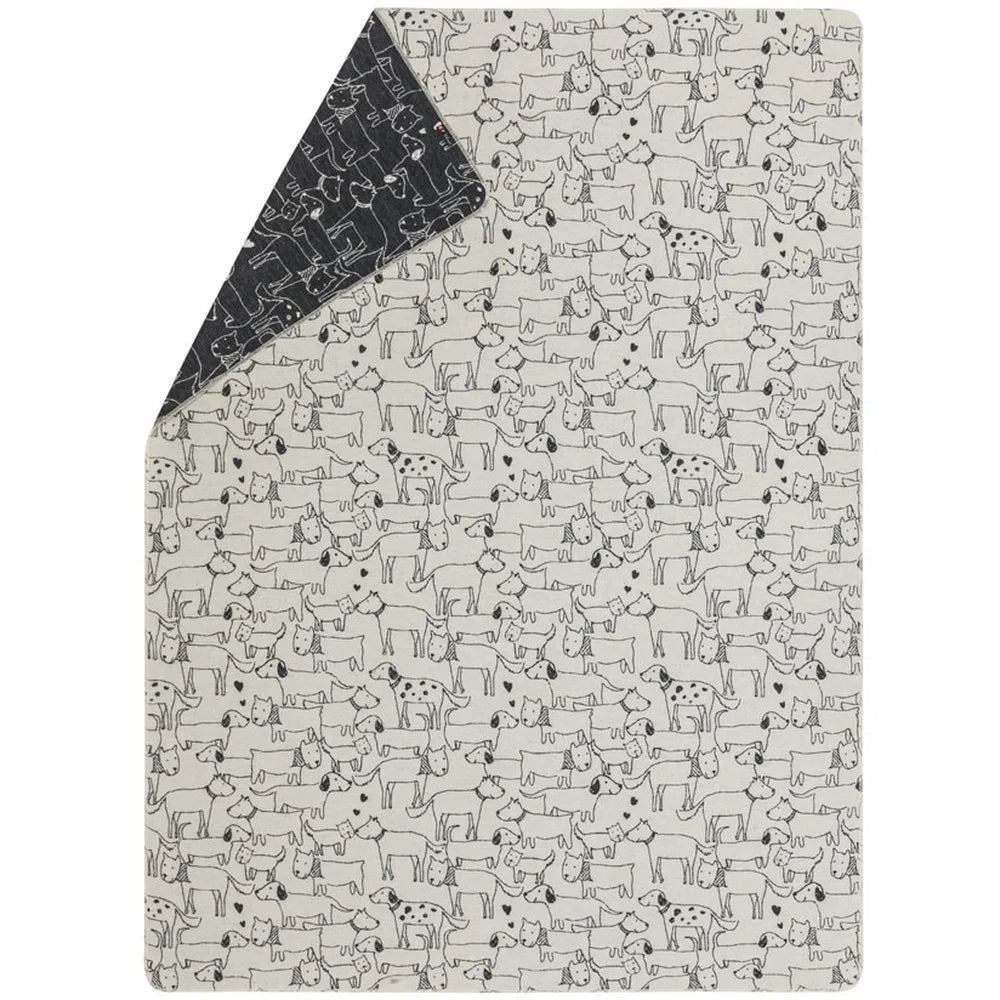 Dogs Allover Throw by David Fussenegger