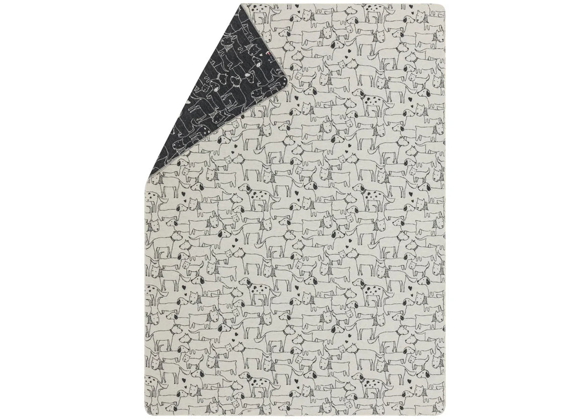 Dogs Allover Throw by David Fussenegger