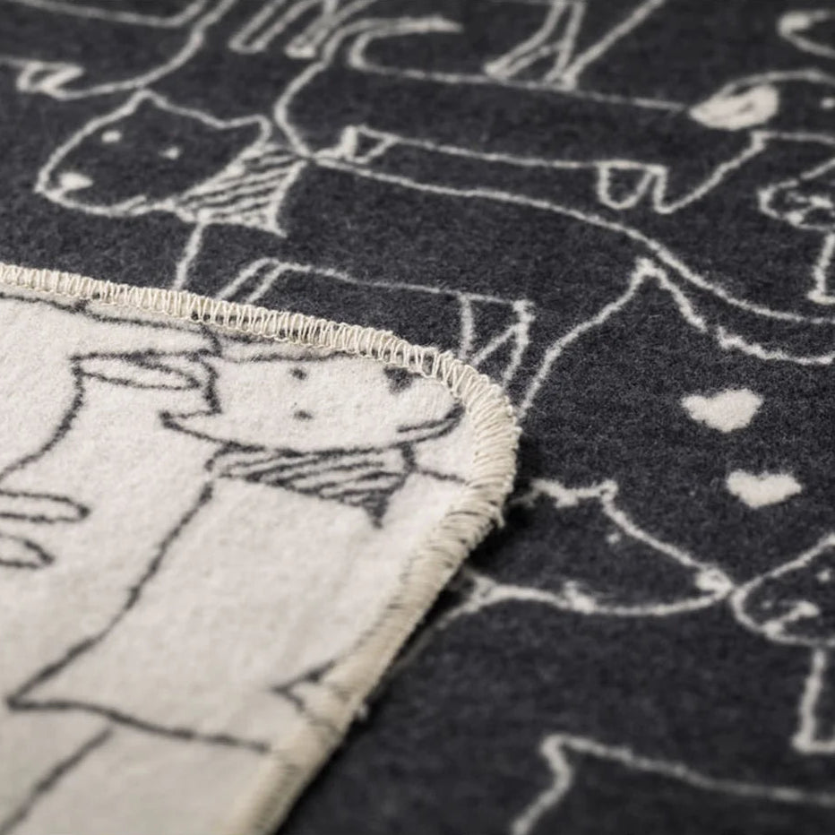 Dogs Allover Throw by David Fussenegger
