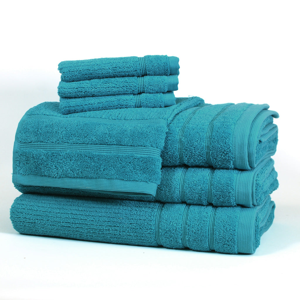 Teal egyptian cotton towels sale