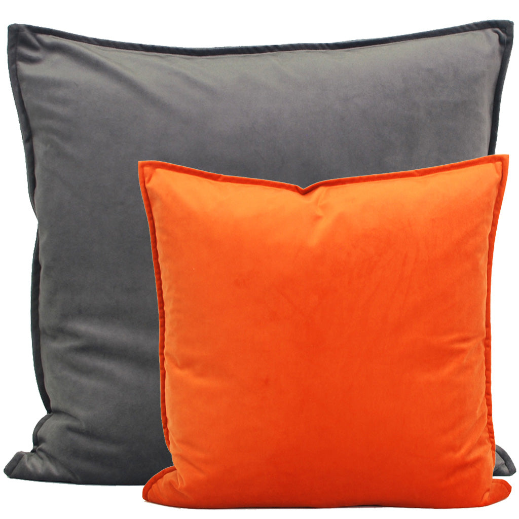 Dutch Velvet Cushion Sofa Honey