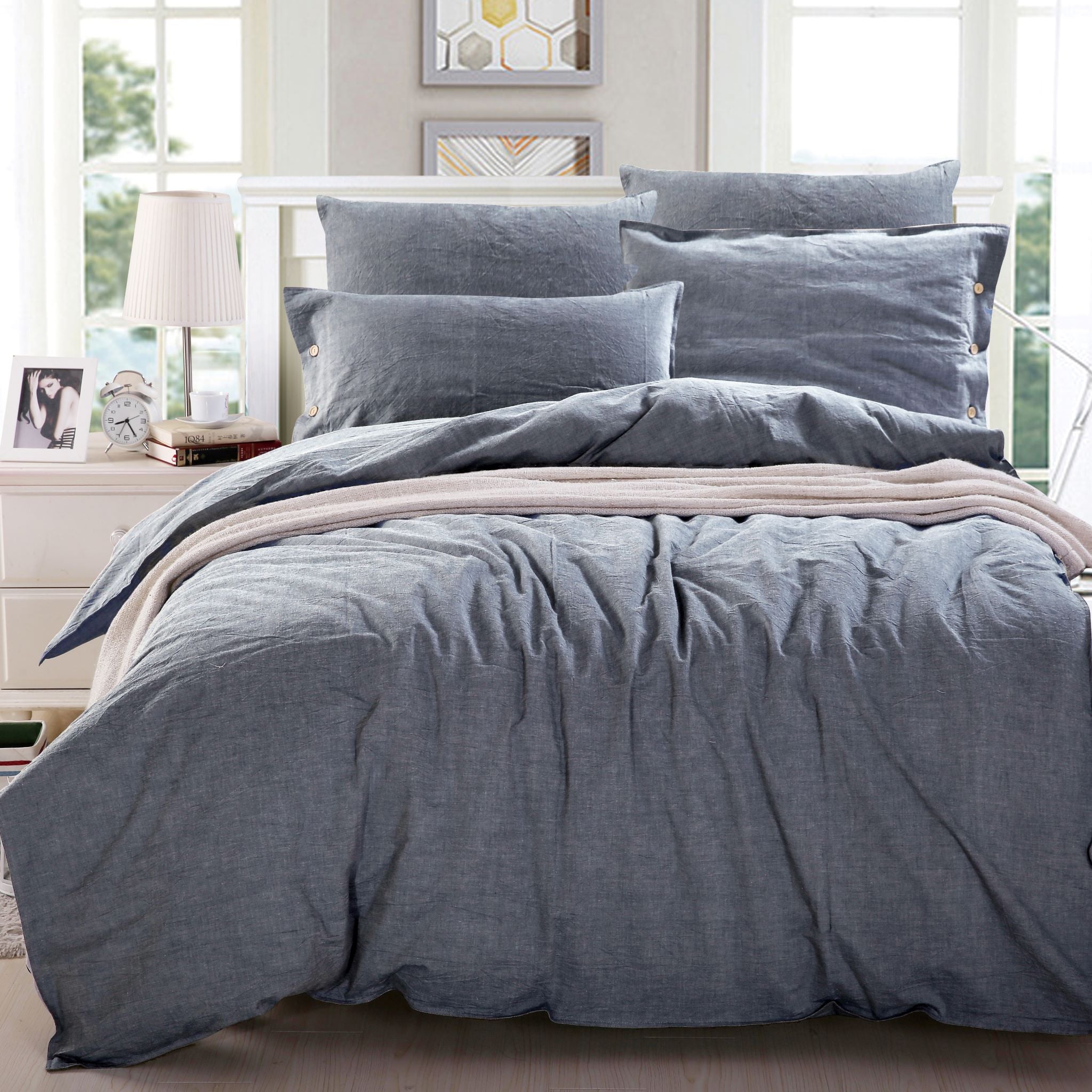 Chambray Duvet Cover Set