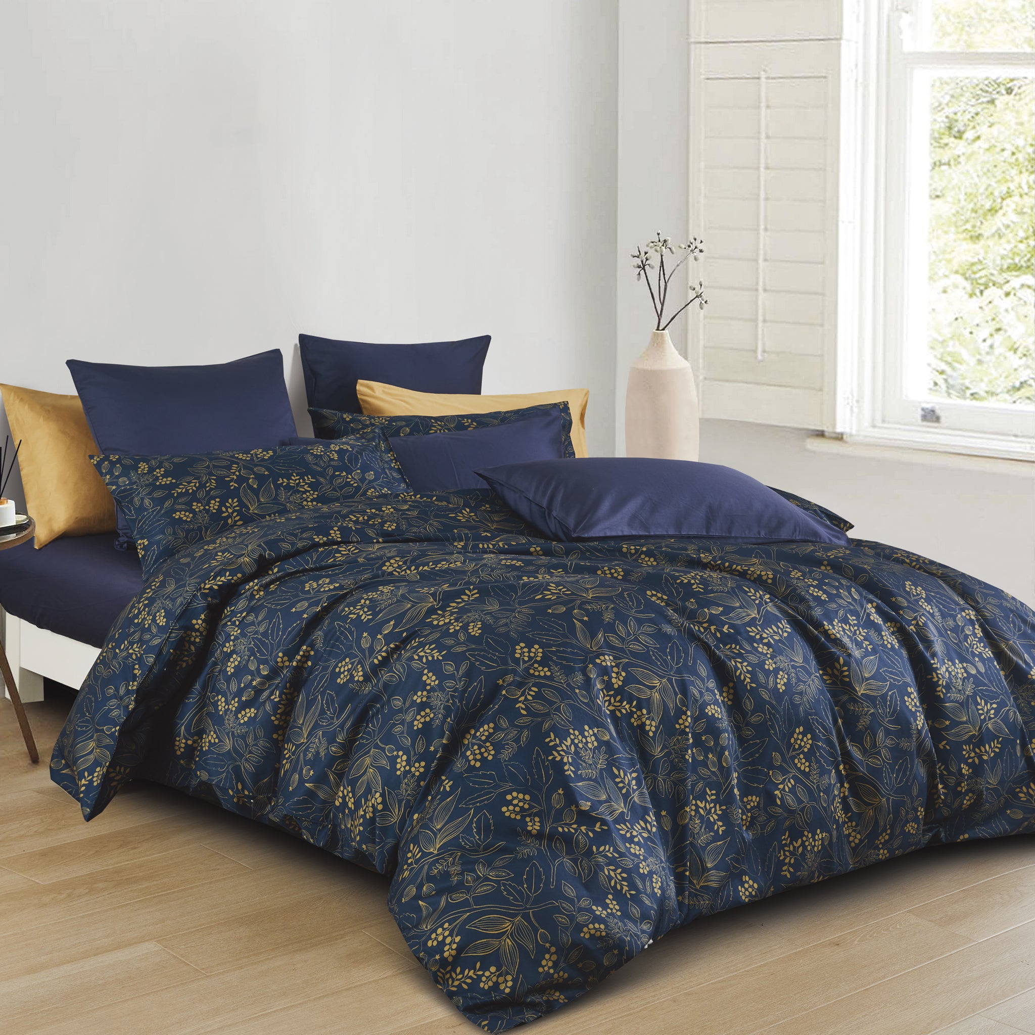 Grove Navy Duvet Cover Set