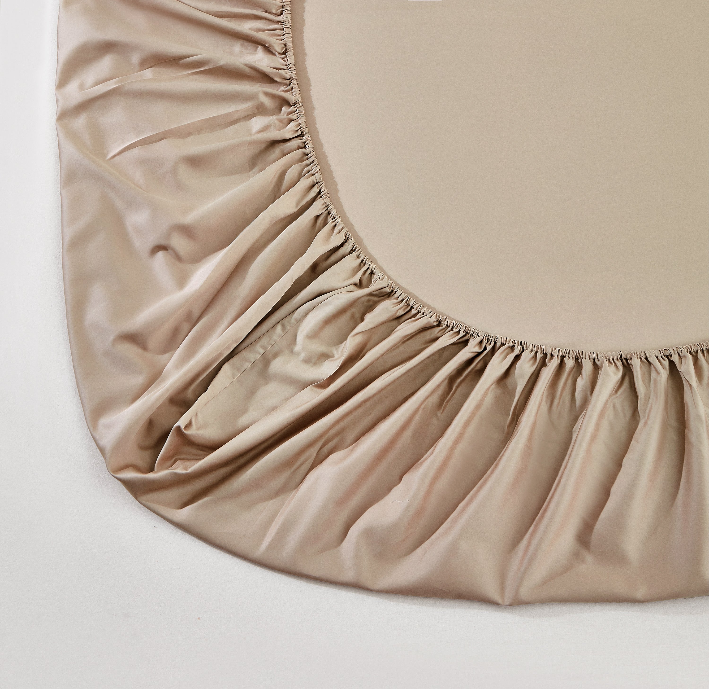 Mocha Pima Cotton Fitted Sheet