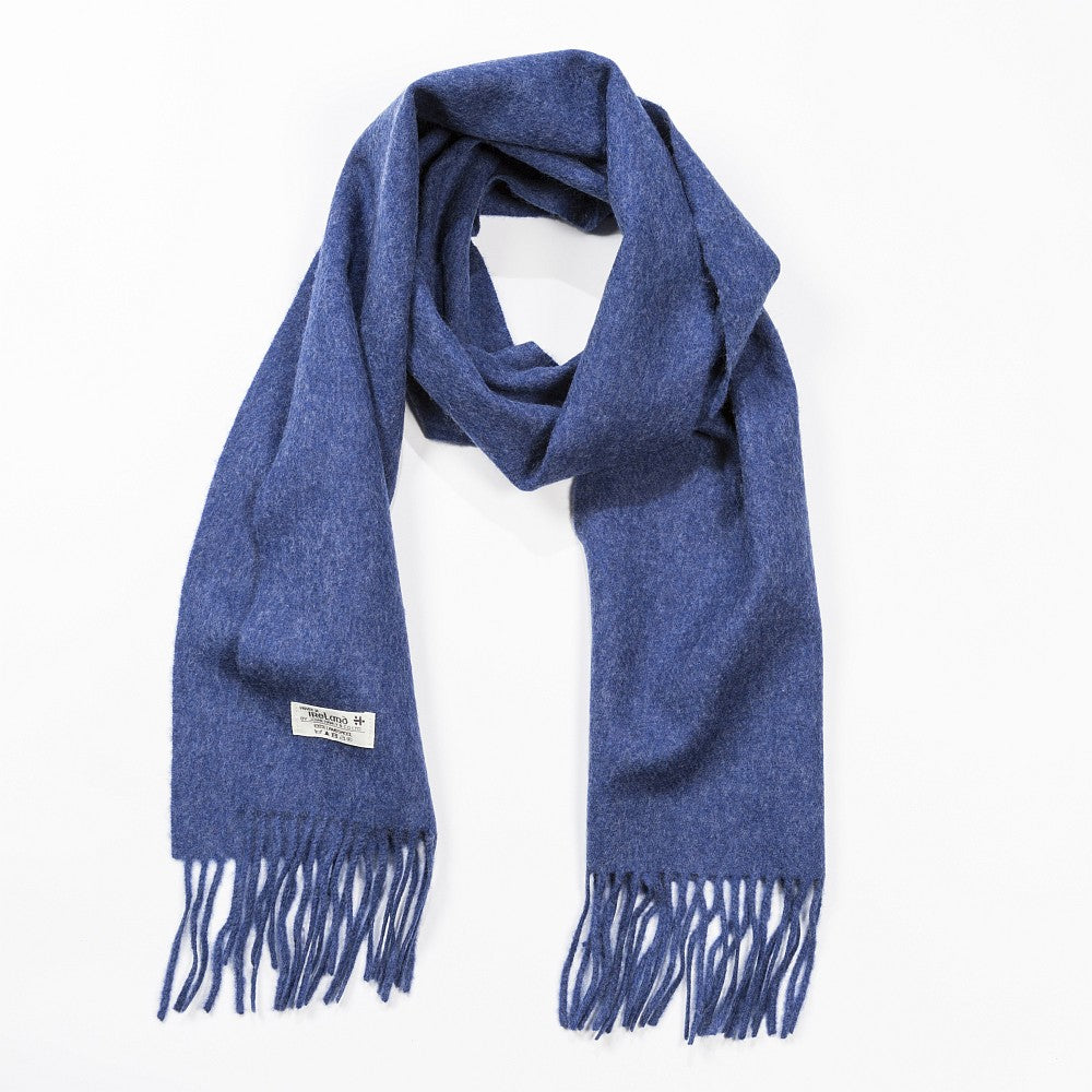 Lambswool Scarf Solid Denim (586)