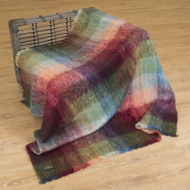 70% Mohair/30% Wool Throw