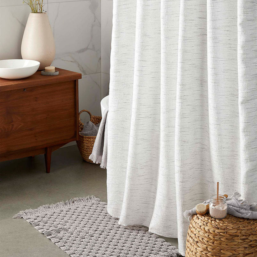 Harlow Jacquard Shower Curtain