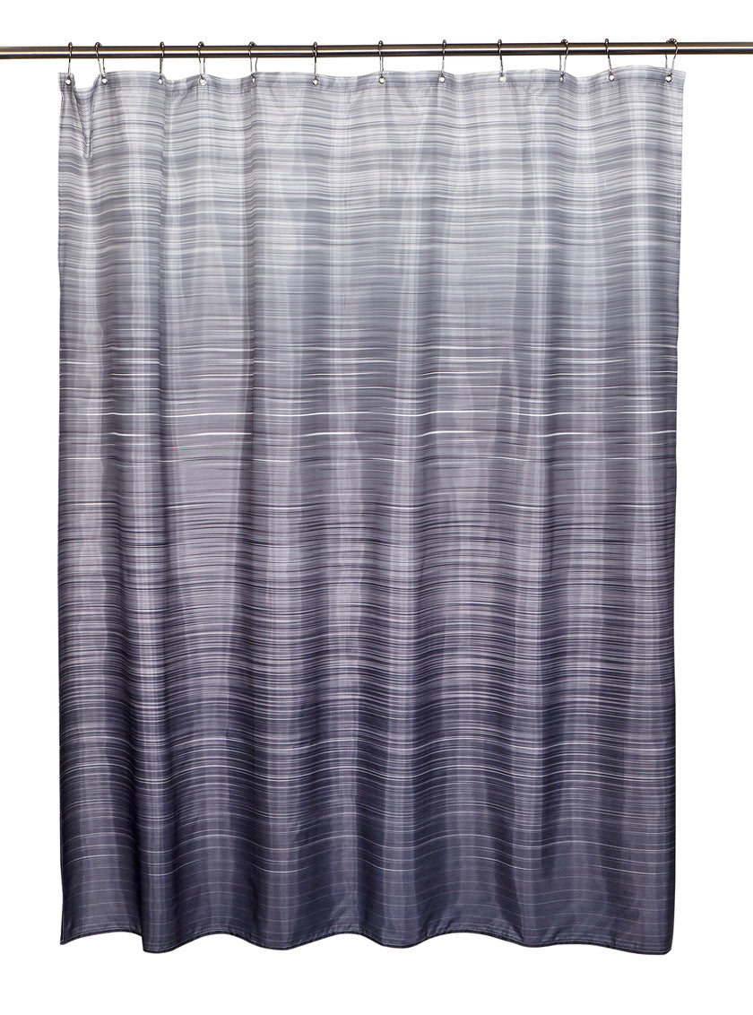 Ombre Line Shower Curtain